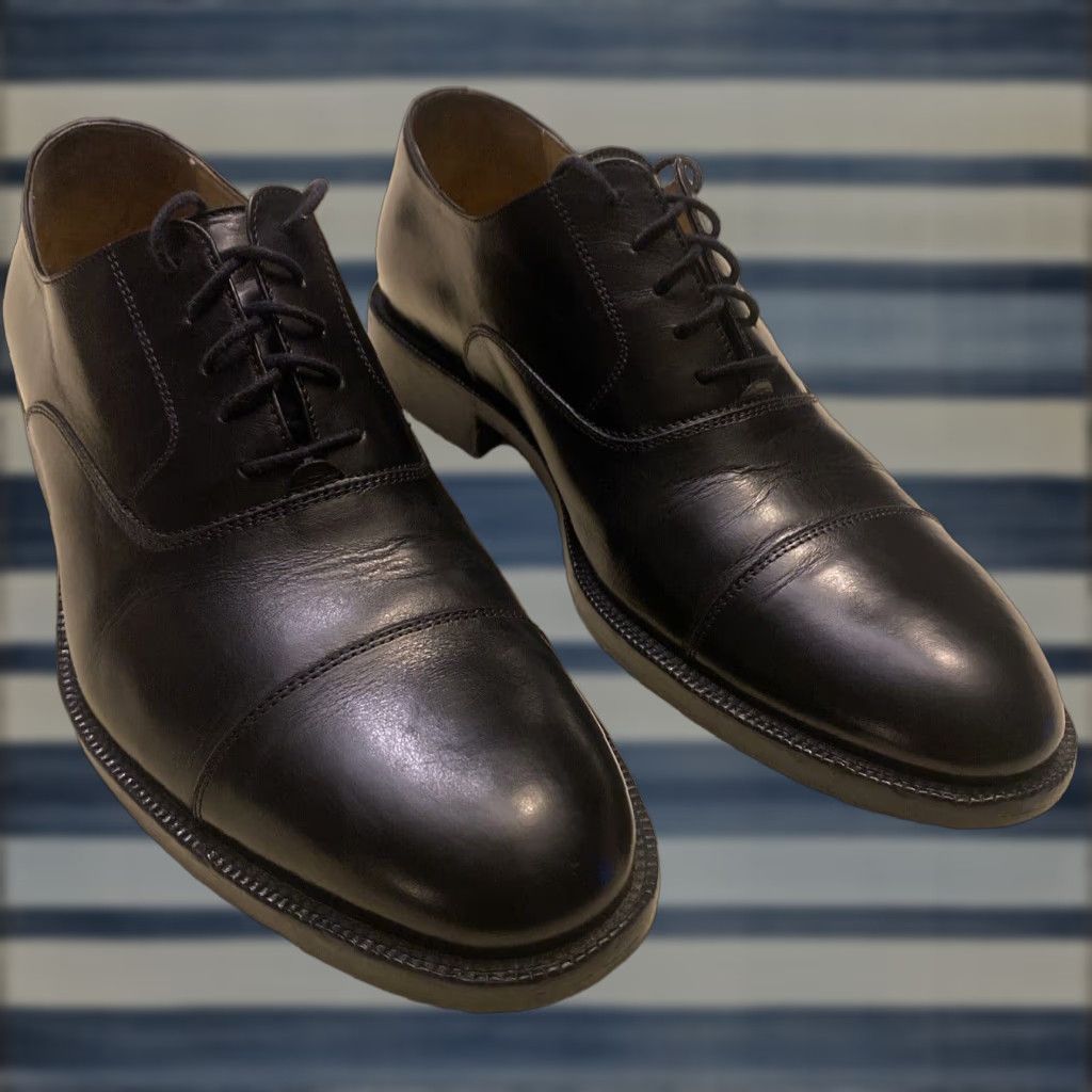 Johnston Murphy Johnston & Murphy Signature Series Cap Toe Oxfords Dress Shoes MenS Size 9M Black Leather
