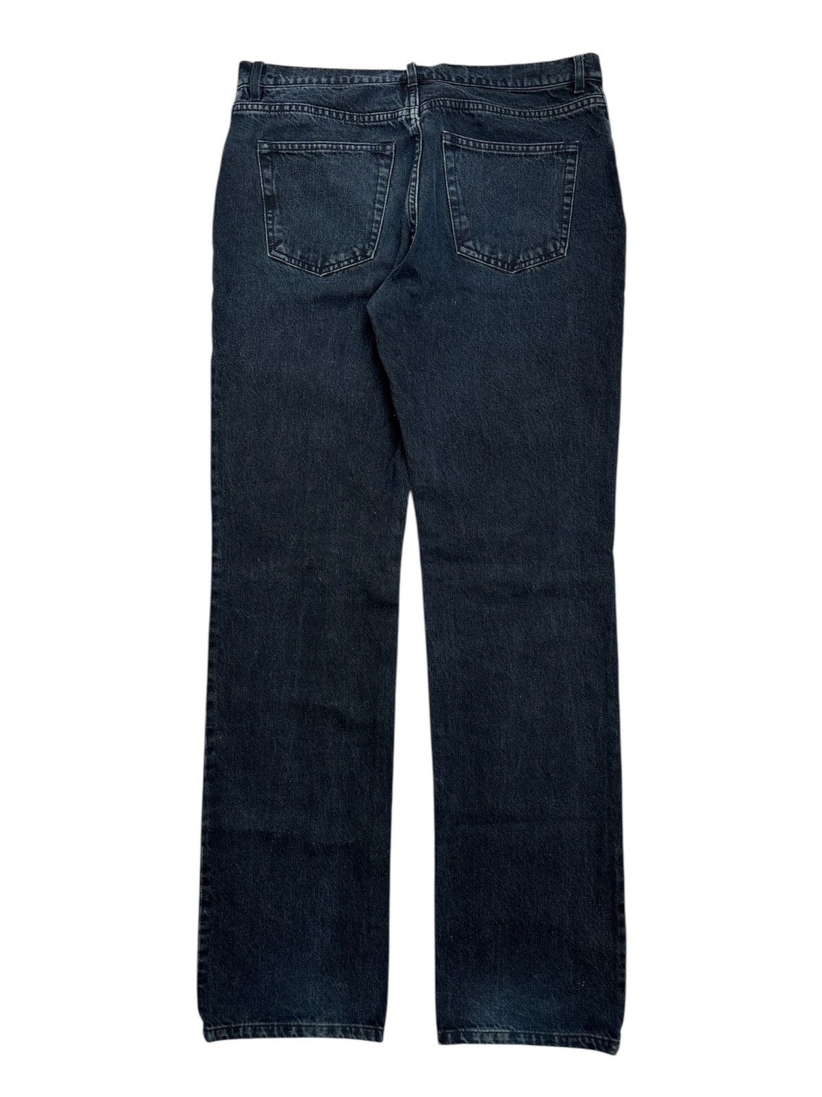 Helmut Lang 1996 Deep Indigo Washed Denim Jeans Size US 30 / EU 46 - 3 Thumbnail