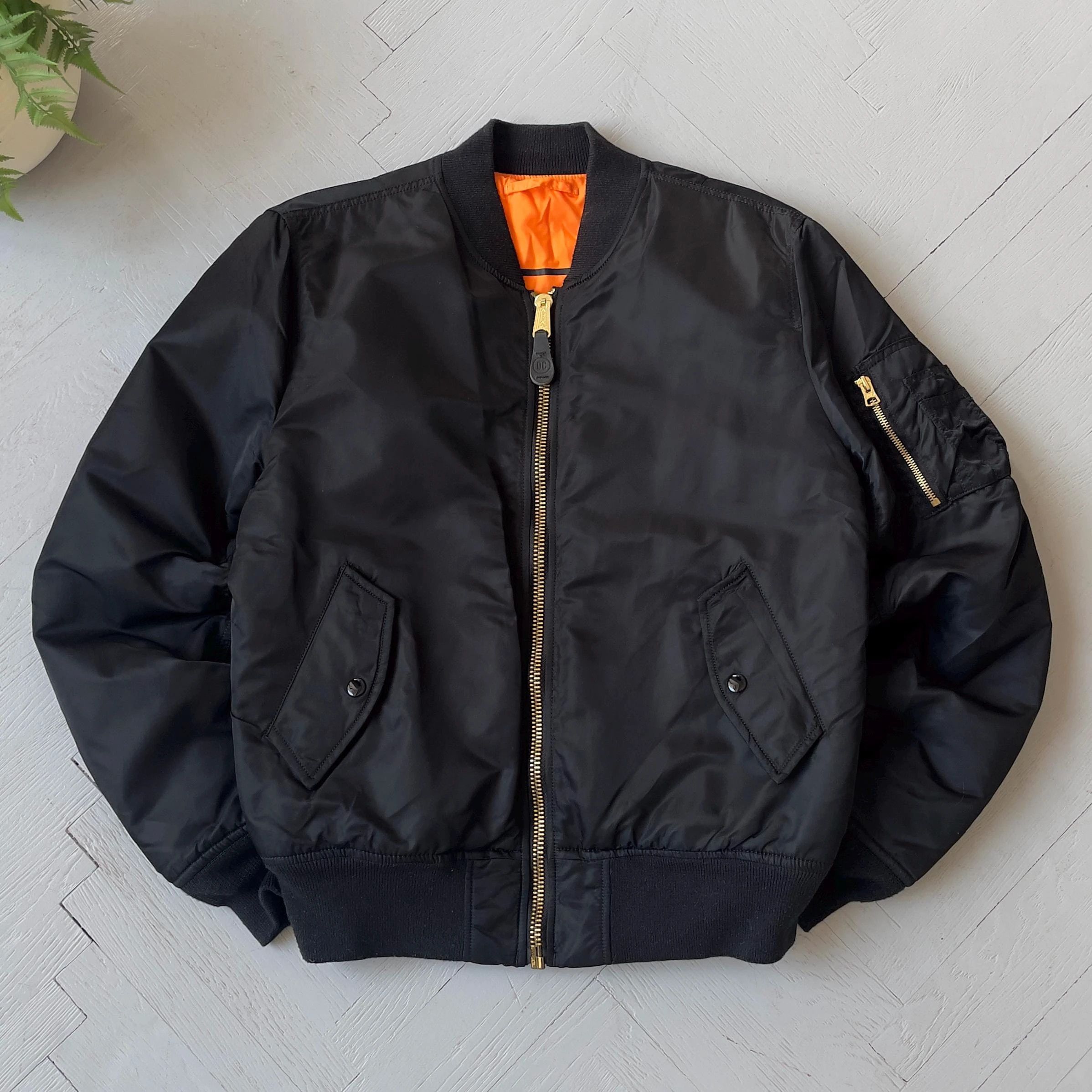 ジャケット・アウター ALPHA INDUSTRIES MA-1 INTERMEDIATE L Alpha Industries MA 1 Intermediate Khaki Bomber Jacket | eBay