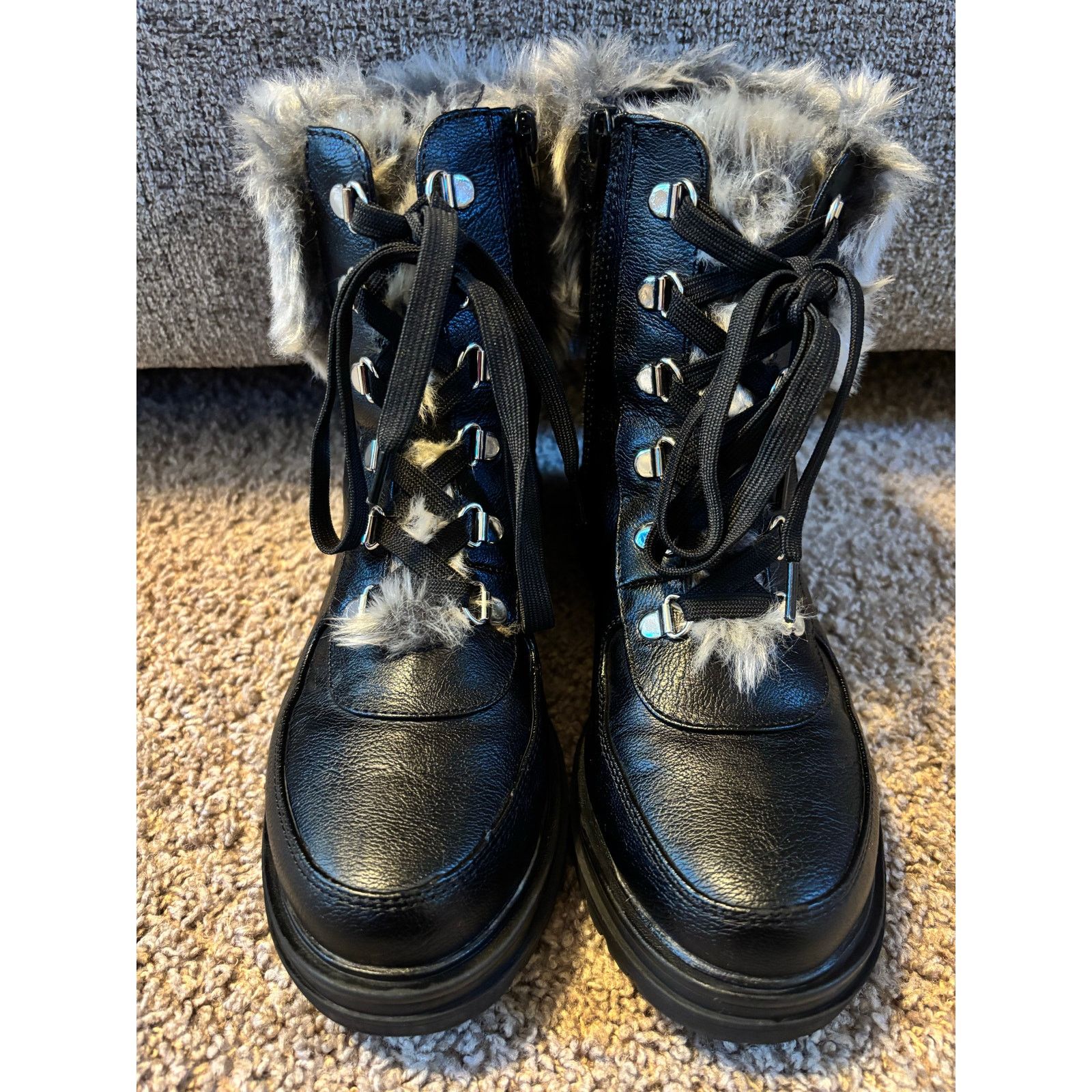 The Unbranded Brand Sun + Stone Weather Combat Boots Size 6.5 Size US 6.5 / IT 36.5 - 3 Thumbnail
