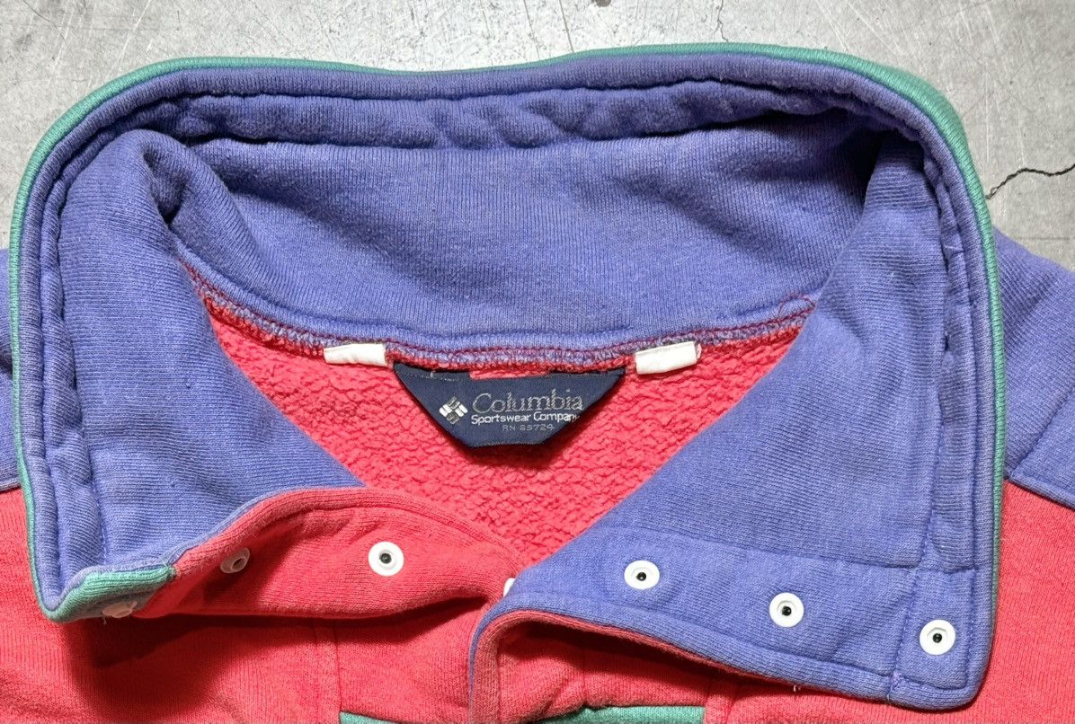 Columbia × Vintage Vintage Columbia Snap Pullover Fleece size S Size US L / EU 52-54 / 3 - 9 Thumbnail
