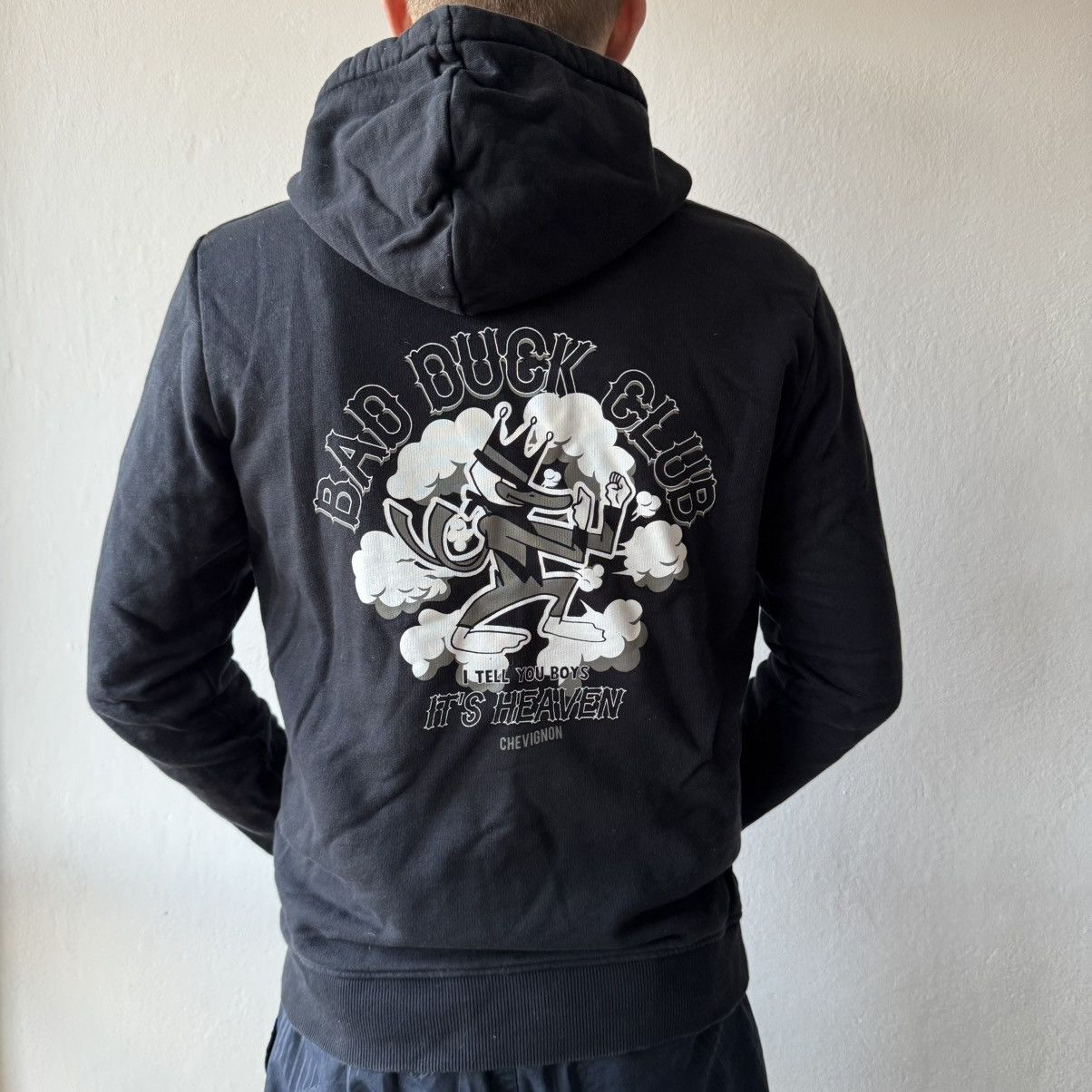 Vintage Vintage Chevignon Bad duck hoodie Size US M / EU 48-50 / 2 - 7 Thumbnail