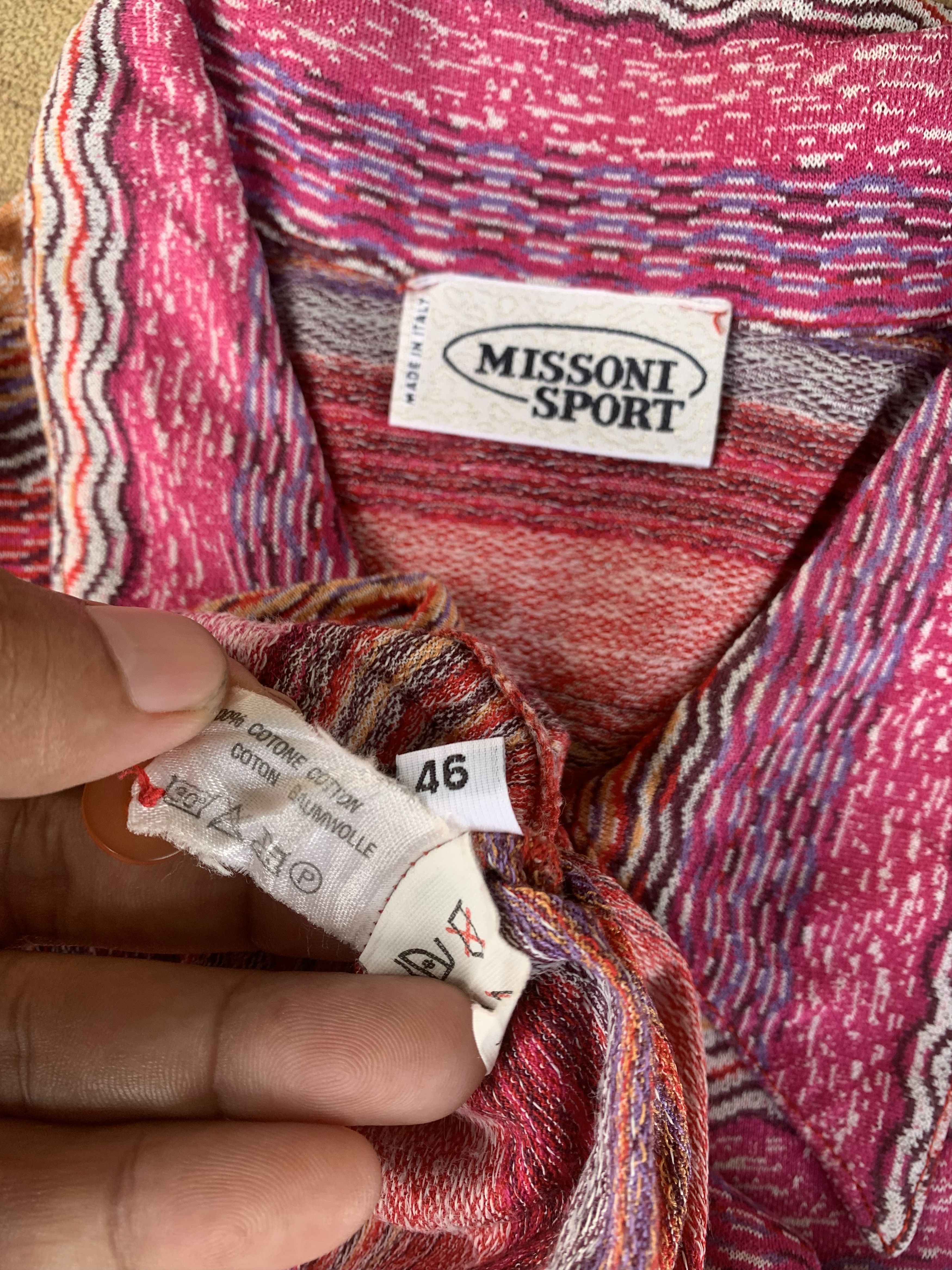 Missoni Missoni sport multiple colour t shirt Size L / US 10 / IT 46 - 6 Thumbnail
