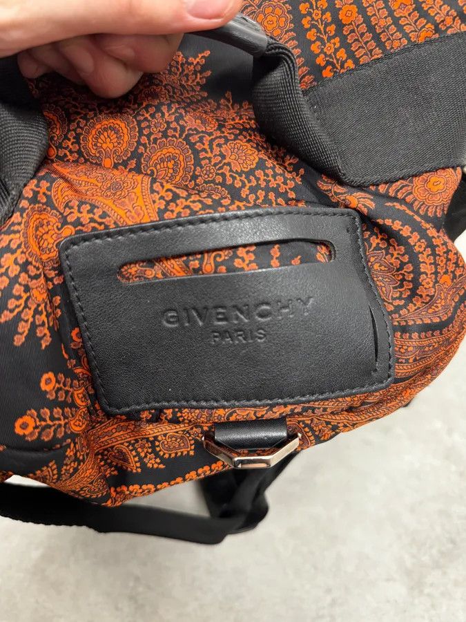 Givenchy Givenchy Black Presley Orange Handle Backpack by Riccardo Tisci Size ONE SIZE - 11 Thumbnail