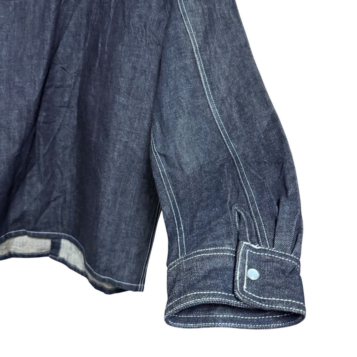 West Coast Choppers West Coast Choppers Pearl Snap Western Denim Shirt Heavy Size US XXL / EU 58 / 5 - 11 Thumbnail