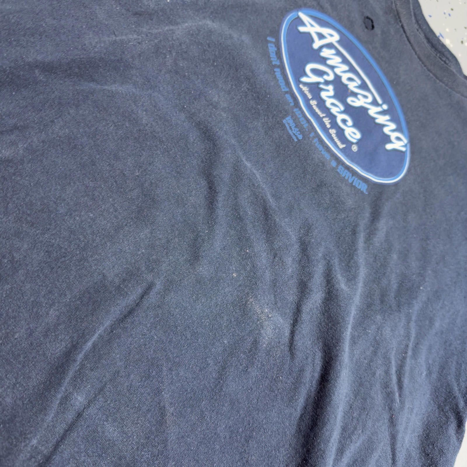 Designer Vintage Amazing Grace American idle Jesus piece size XL Size ONE SIZE - 2 Thumbnail