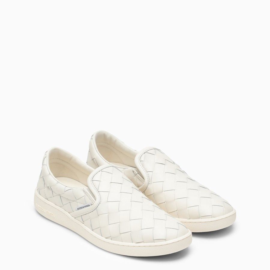 Bottega Veneta o1d2blof0824 Low-Top Trainers in White Size US 10 / IT 40 - 2 Thumbnail
