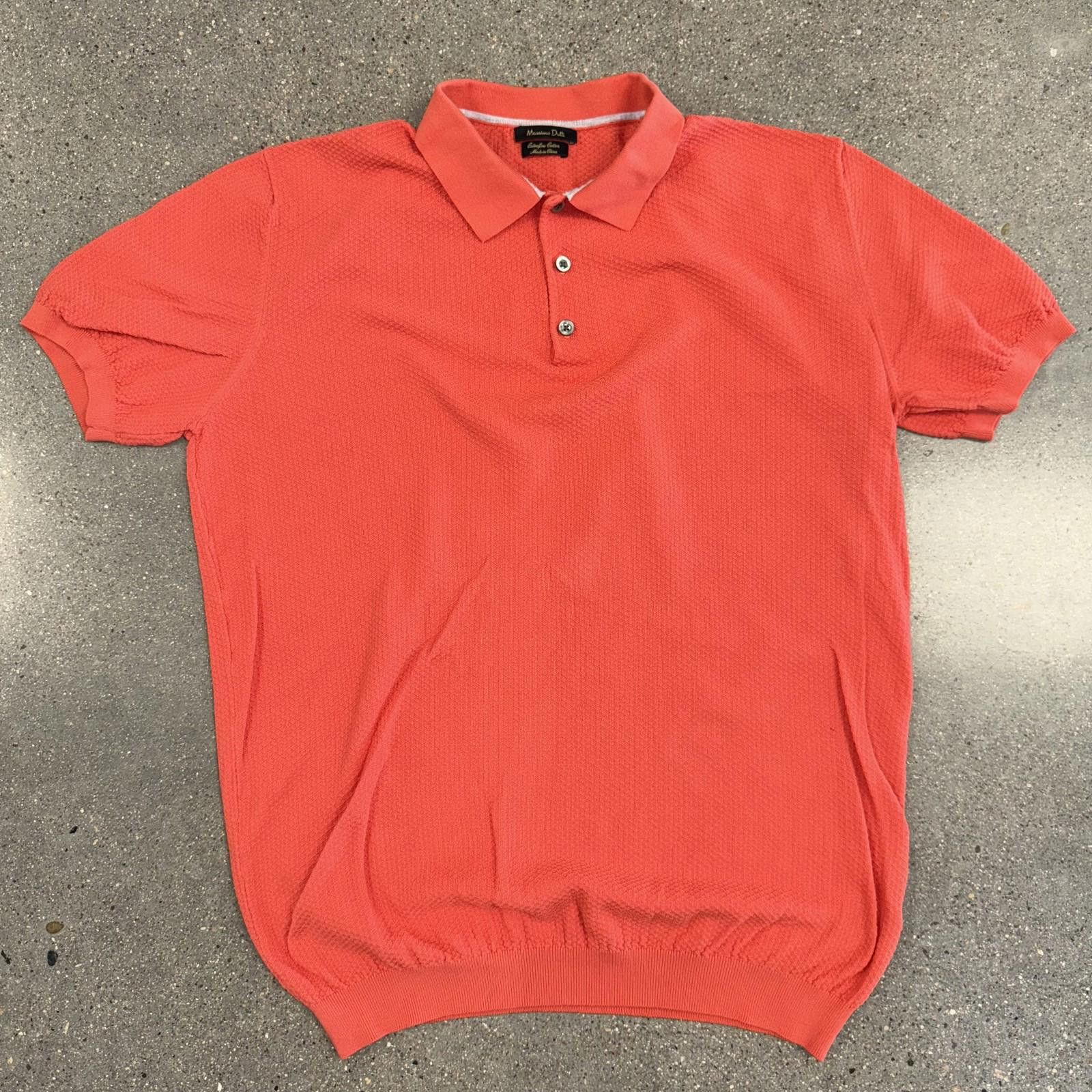 Massimo Dutti Massimo Dutti Polo Shirt Mens XL Exrafine Cotton Casual Size US XL / EU 56 / 4 - 4 Thumbnail