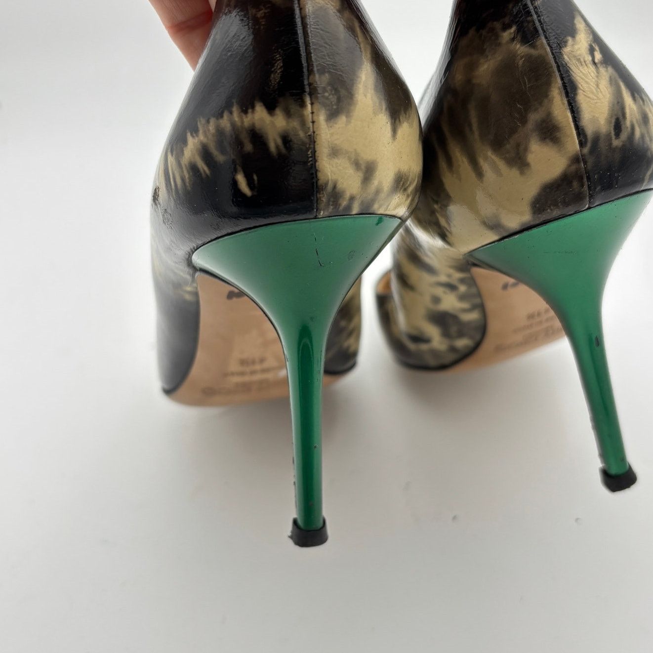 Jimmy Choo Jimmy Choo Romy 85 Patent Leather Heels Pumps Women's 41.5 Size US 11.5 / IT 41.5 - 12 Thumbnail