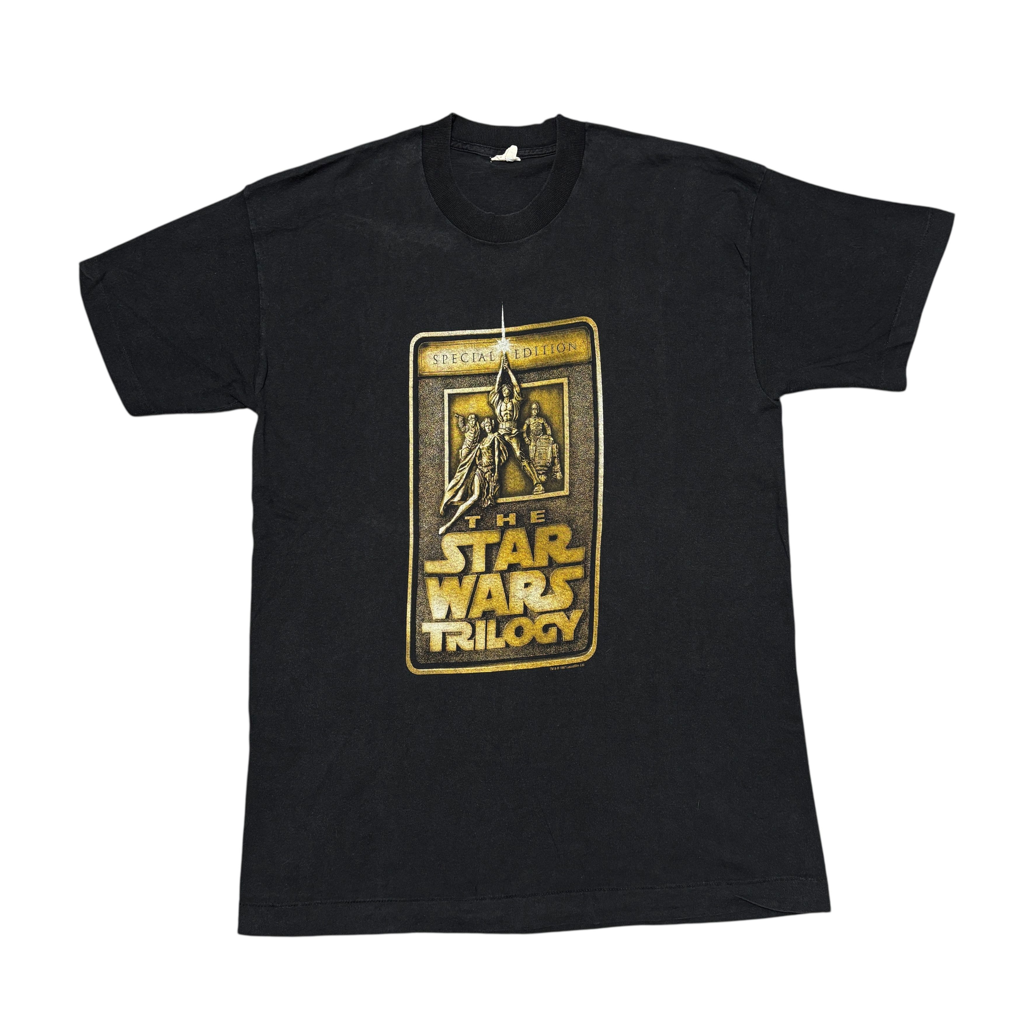 Star Wars × Vintage Vintage Star Wars Shirt Single Stitch Vintage Movie Shirt Size US L / EU 52-54 / 3 - 1 Thumbnail