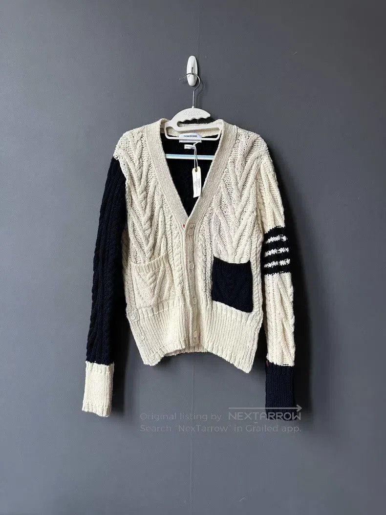 Thom Browne Thom Browne Contrast Color Cardigan Size US M / EU 48-50 / 2 - 1 Thumbnail