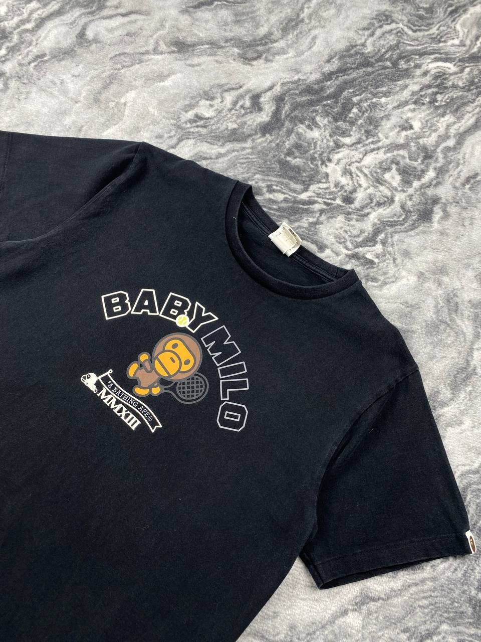 Bape A Bathing Ape Baby Milo Big Logo T Shirt Men Size L Black Size US L / EU 52-54 / 3 - 2 Thumbnail