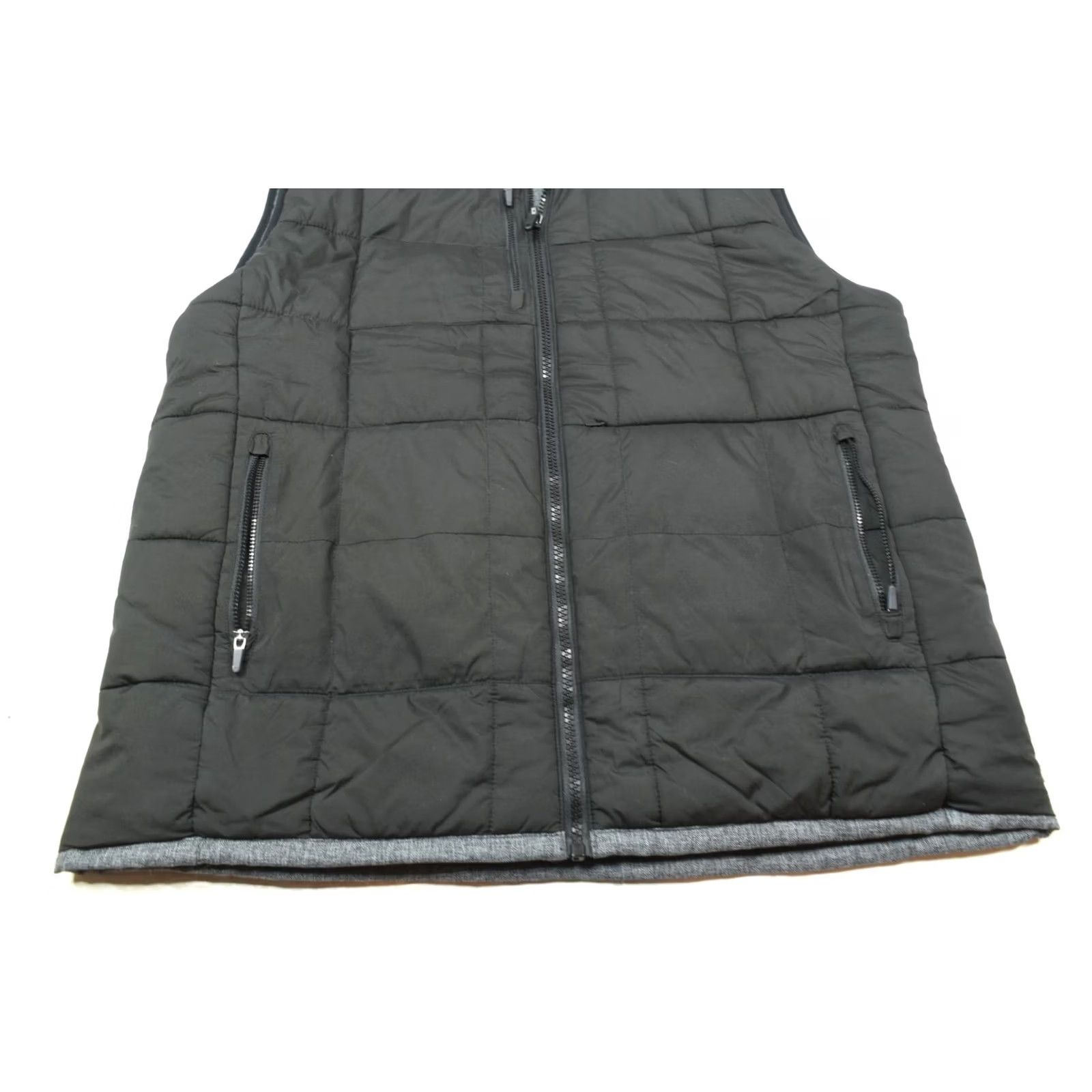 Vintage Mack Weldon Reversible Puffer Vest Mens Large Gray Full-Zip Sleeveless Classic Size US L / EU 52-54 / 3 - 7 Thumbnail