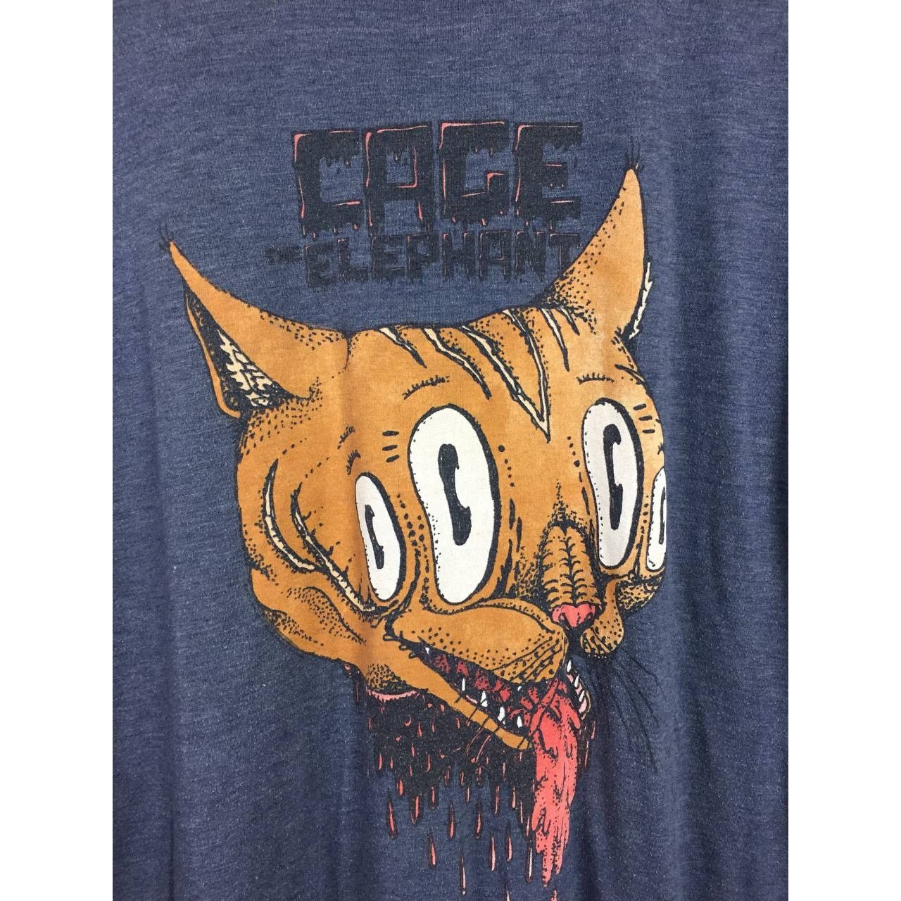 Band Tees Cage The Elephant Indie Rock Band Cat Eyes Tee Size L Size US L / EU 52-54 / 3 - 4 Thumbnail