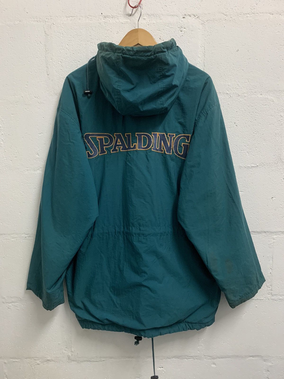 Japanese Brand × Spalding × Vintage Vintage Spalding Hoodie Jacket Big Logo Size US L / EU 52-54 / 3 - 3 Thumbnail