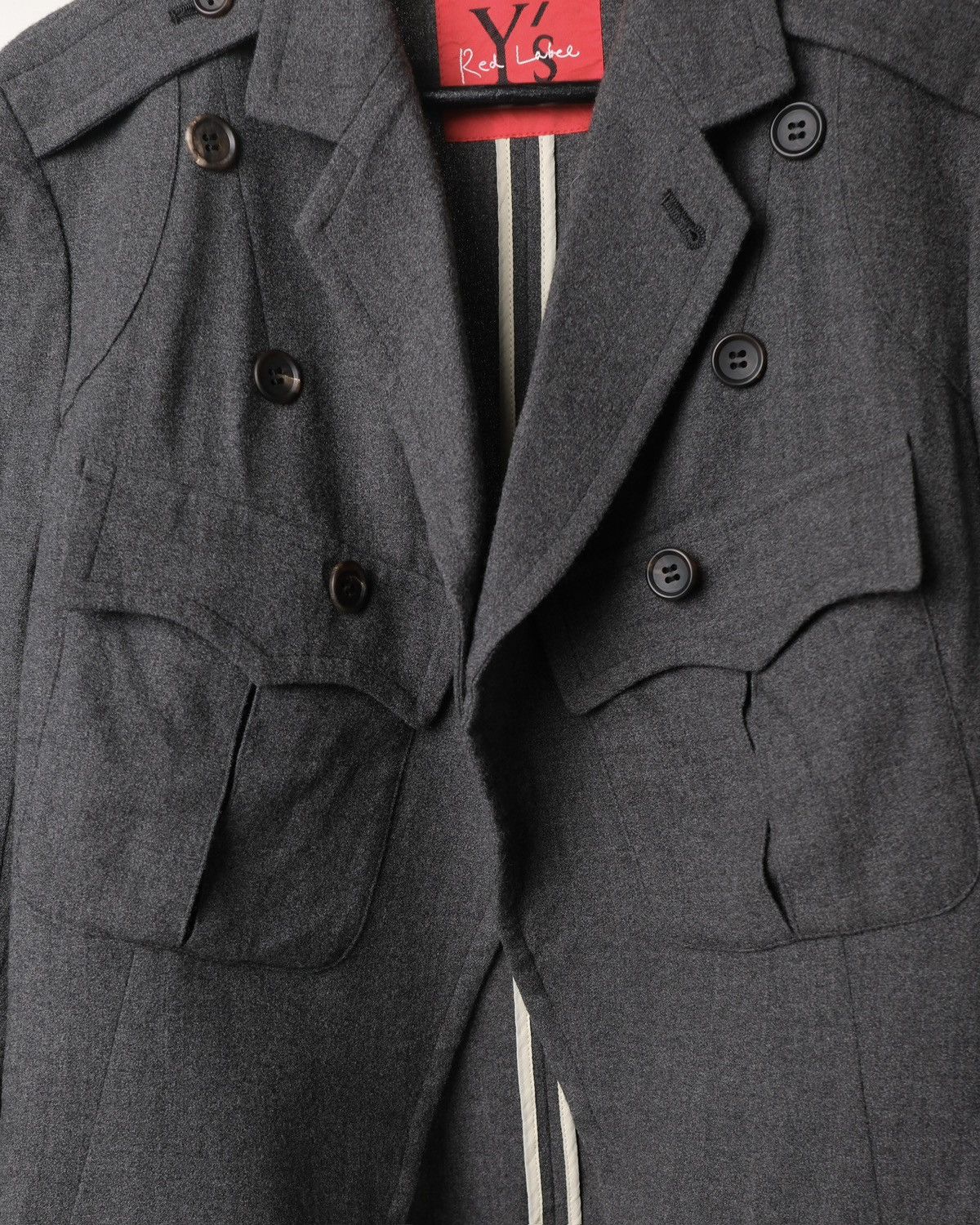 Yohji Yamamoto Y's Red Label By Yohji Yamamoto Military-inspire Blazer Size M / US 6-8 / IT 42-44 - 7 Thumbnail