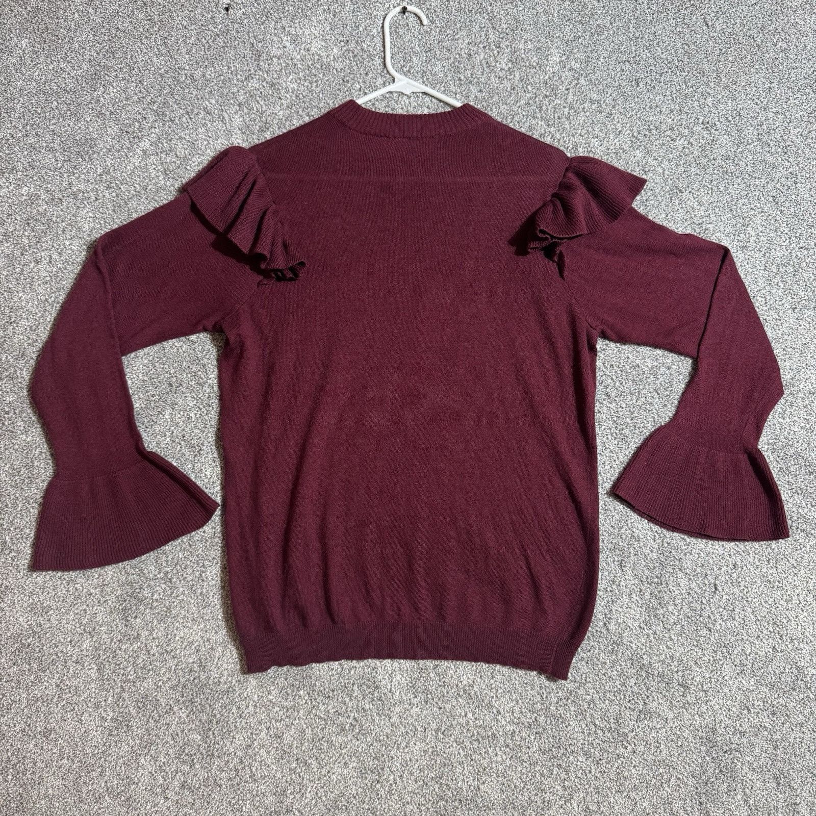 Other Eloquii Sweater Womens 14/16 Ruffles Chic Office Grandmacore Size XL / US 12-14 / IT 48-50 - 2 Thumbnail