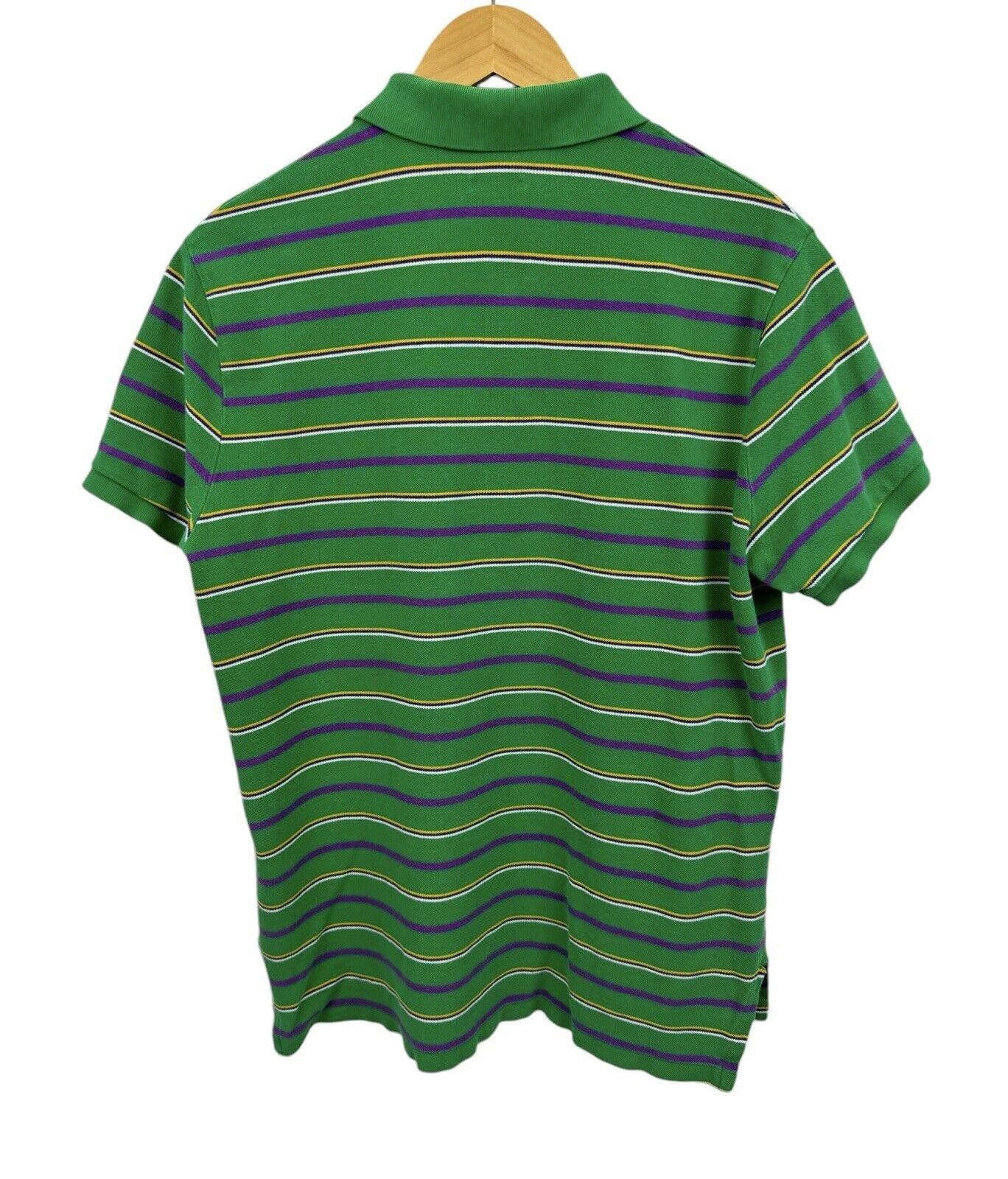 Polo Ralph Lauren Vintage Polo Ralph Lauren 90s Striped Pony Polo Shirt L Size US L / EU 52-54 / 3 - 3 Thumbnail