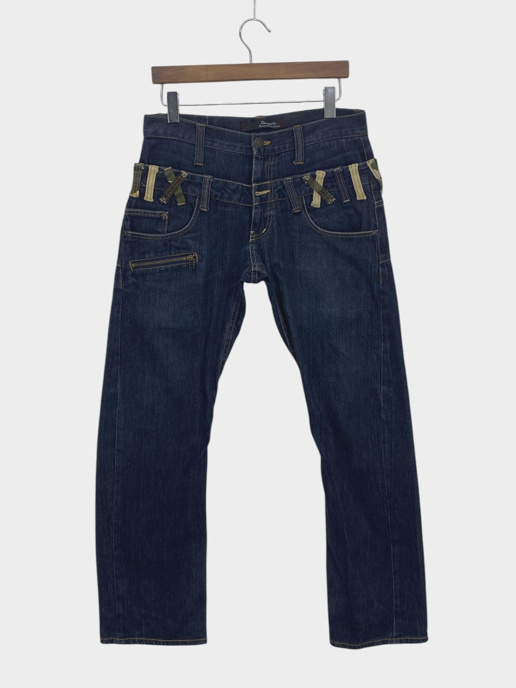 Other Dominate Handcrafted Jeans Double Waist Distressed Jeans Size US 32 / EU 48 - 2 Thumbnail