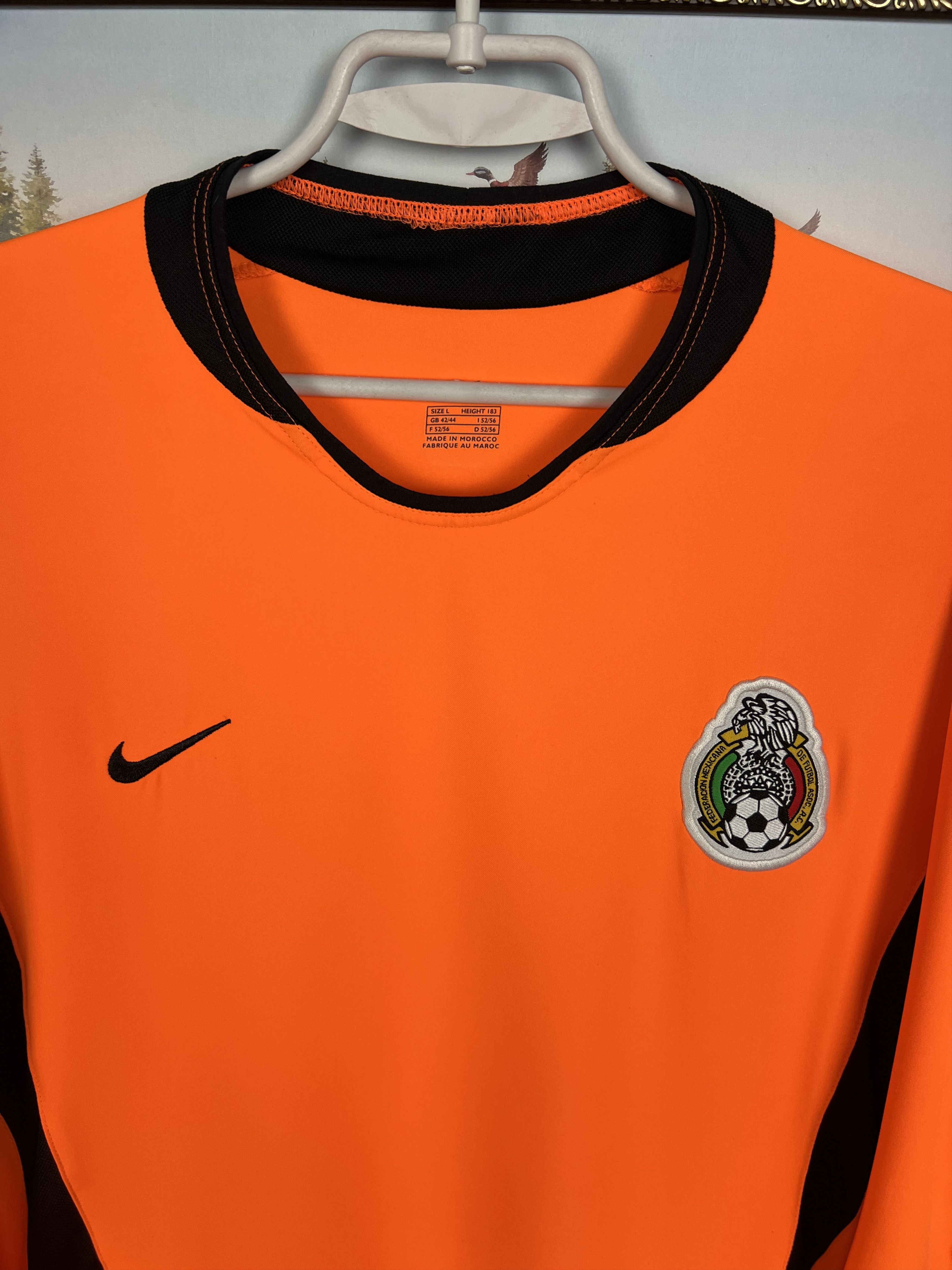 Nike Mexico Goalkeeper football shirt Soccer Nike National Tee Size US L / EU 52-54 / 3 - 6 Thumbnail