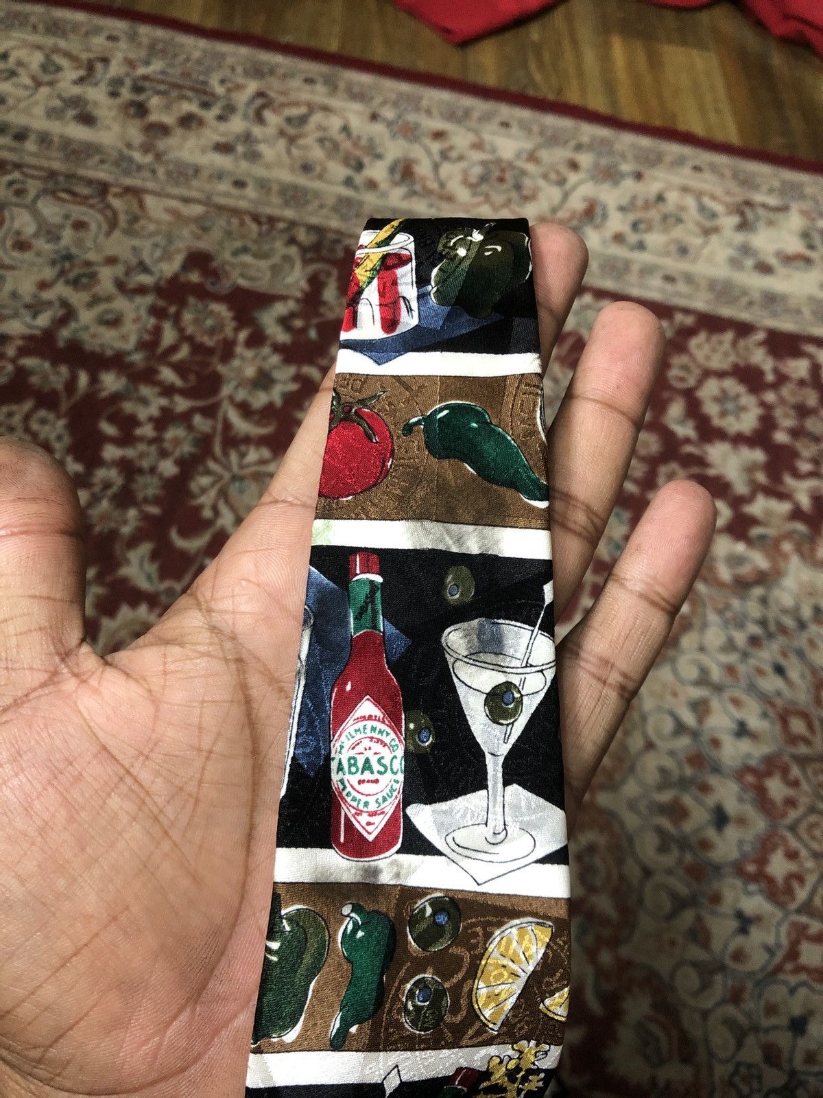 Tabasco Tabasco red black striped Size ONE SIZE - 7 Thumbnail