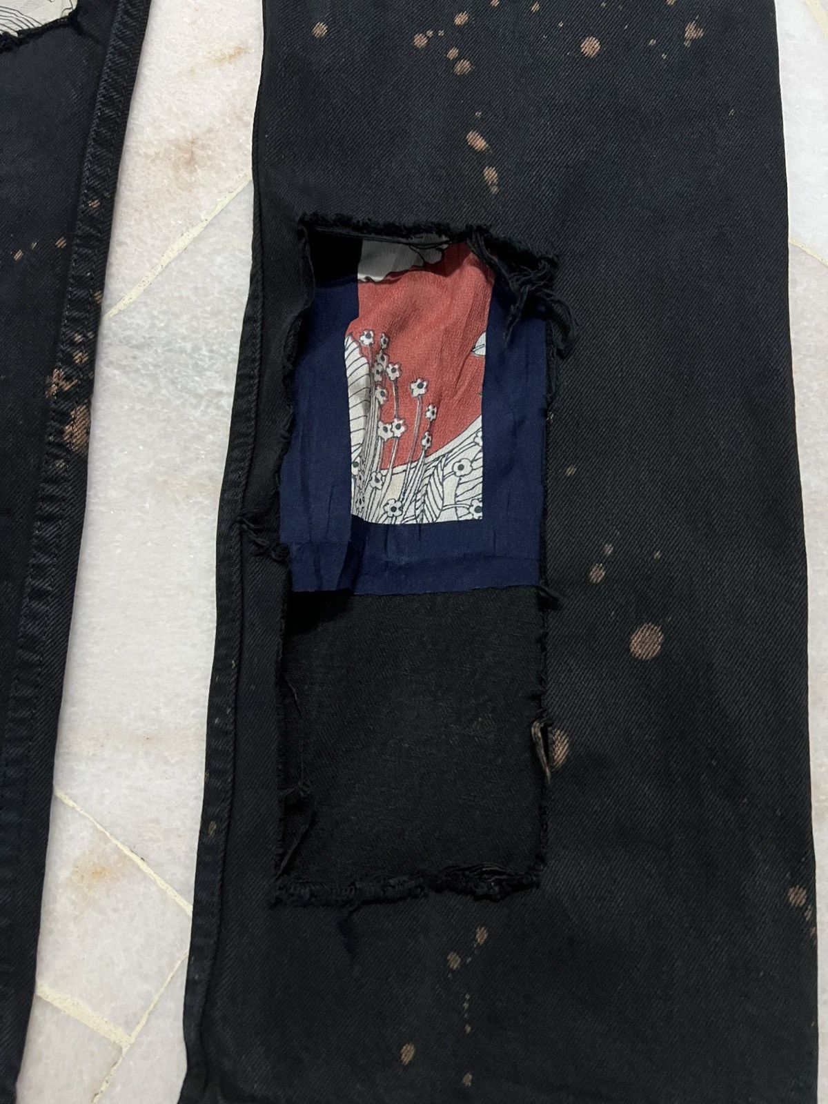 Levi's 💥Insane 90’s Levis 501 Distressed Black Jeans Size US 30 / EU 46 - 15 Thumbnail