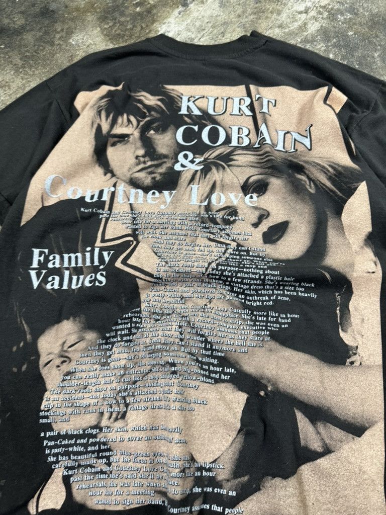 Band Tees 90s Vintage Kurt Cobain Nirvana Fullprint Rock Grunge Tee Size US XL / EU 56 / 4 - 4 Thumbnail