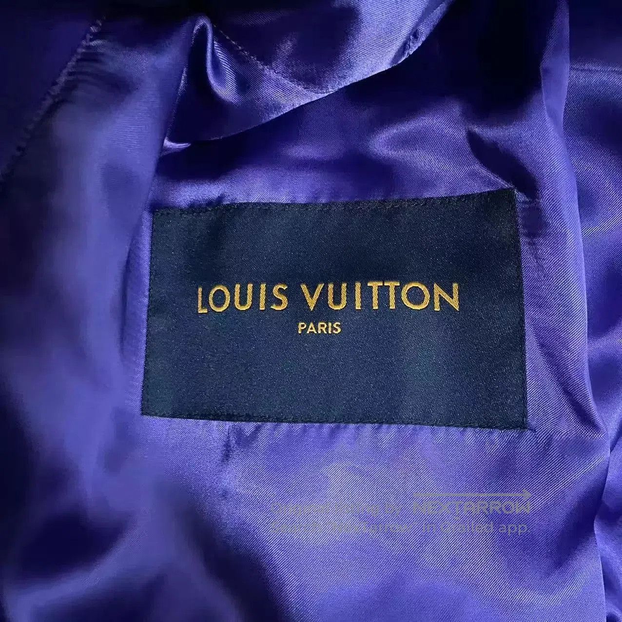 Louis Vuitton Blue Varsity Jacket with Embroidered Patches Size M. Size US M / EU 48-50 / 2 - 3 Thumbnail