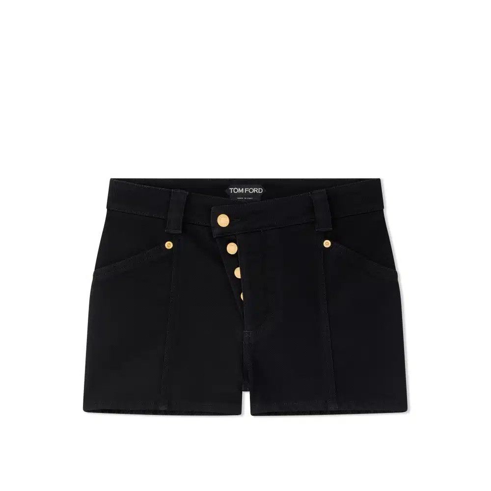 Tom Ford o1loc1c0625 SHD010 Denim Short in Black Size 27" / US 4 / IT 40 - 1 Thumbnail