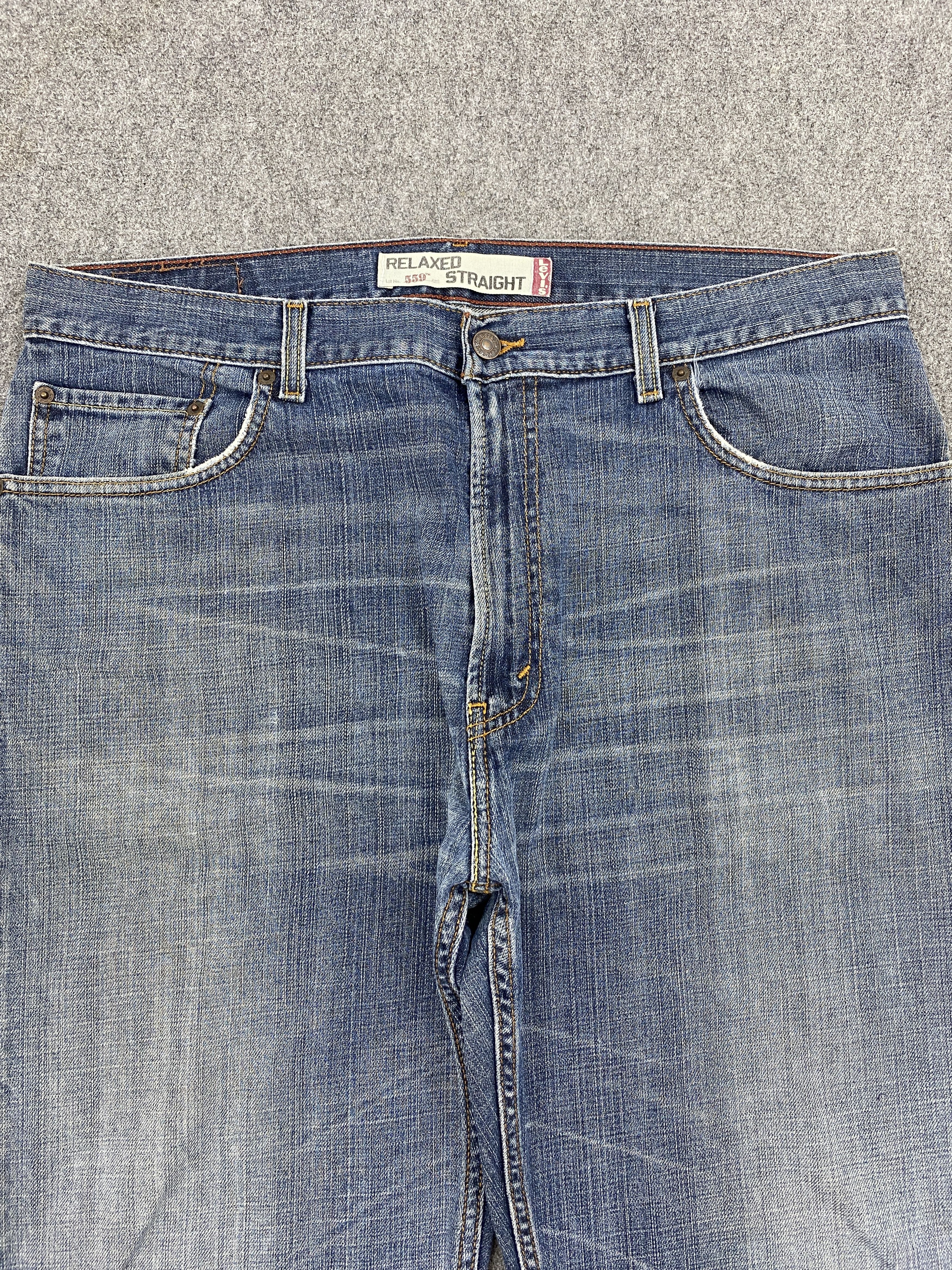 Levi's × Vintage Vintage Levis 559 Relaxed Fit Jeans Size US 36 / EU 52 - 2 Thumbnail
