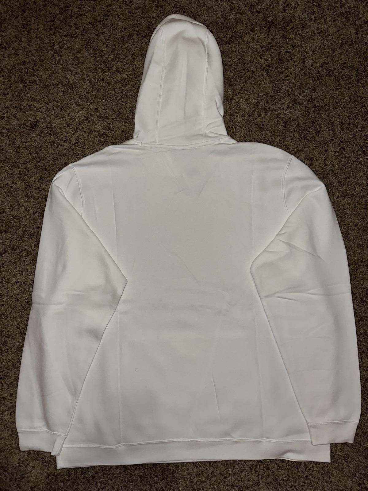 Nike Nike Men’s Club Fleece Football White Hoodie Size US XXL / EU 58 / 5 - 6 Thumbnail