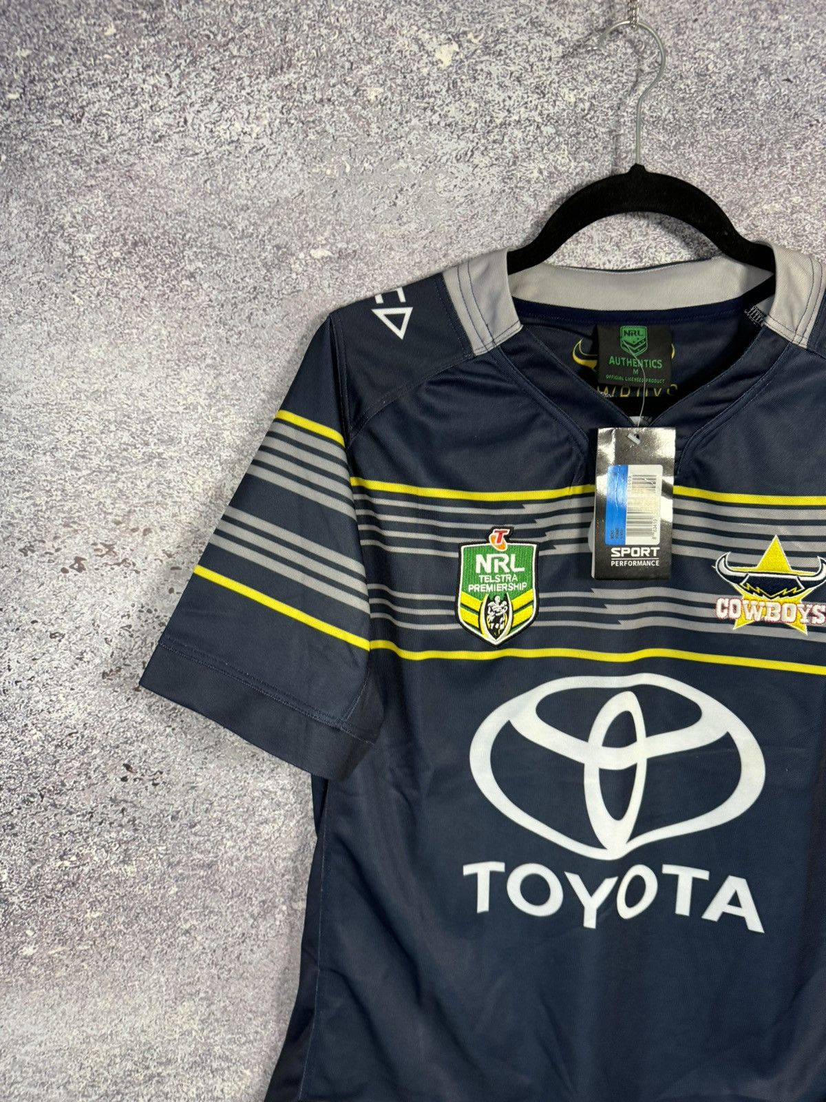 Vintage NEW Cowboys NRL Toyota Rugby Jersey Blokcore Size US M / EU 48-50 / 2 - 2 Thumbnail