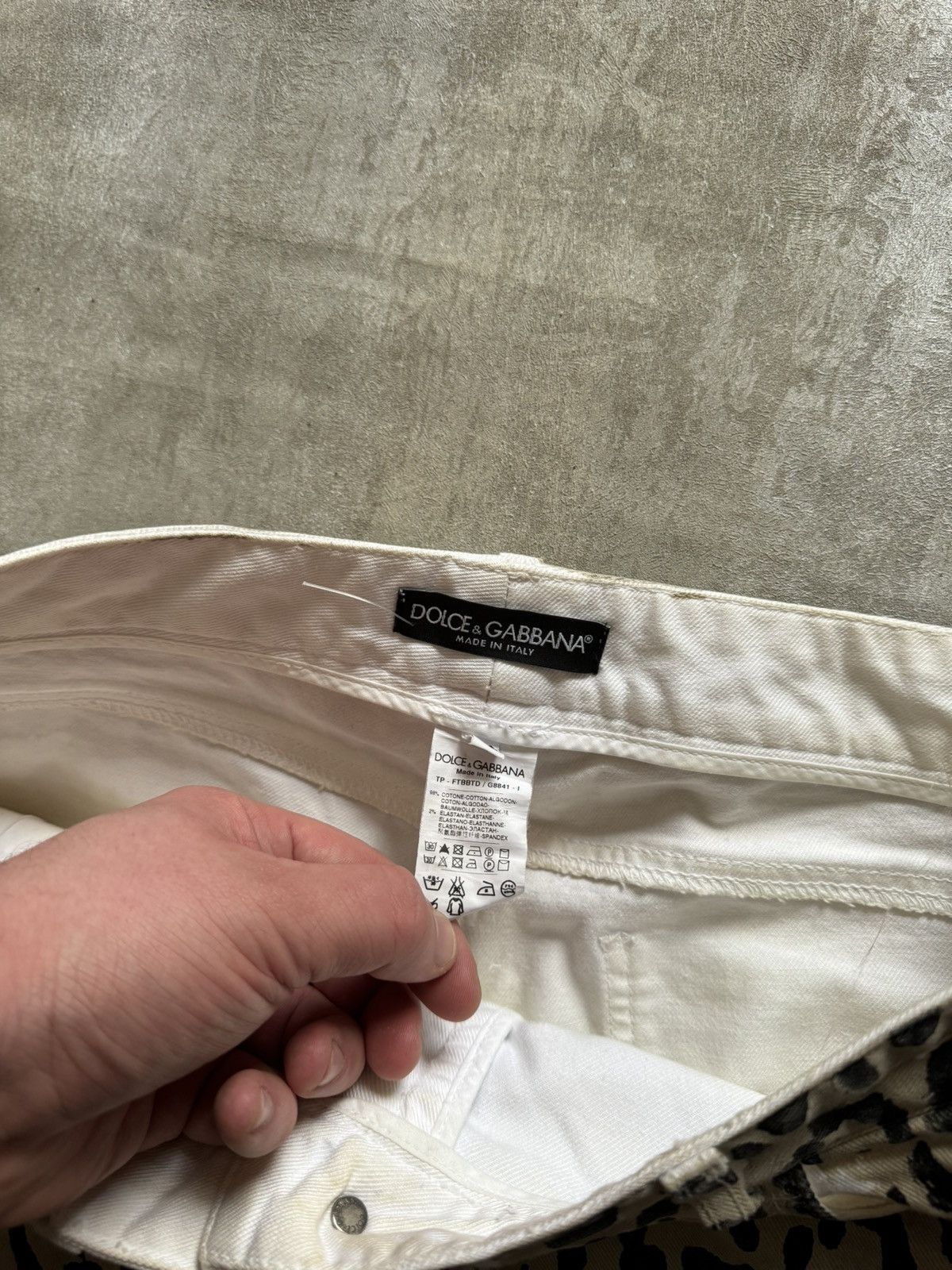 Dolce & Gabbana Dolce & Gabbana Leopard Print Jeans Size 42" / US 20 - 7 Thumbnail