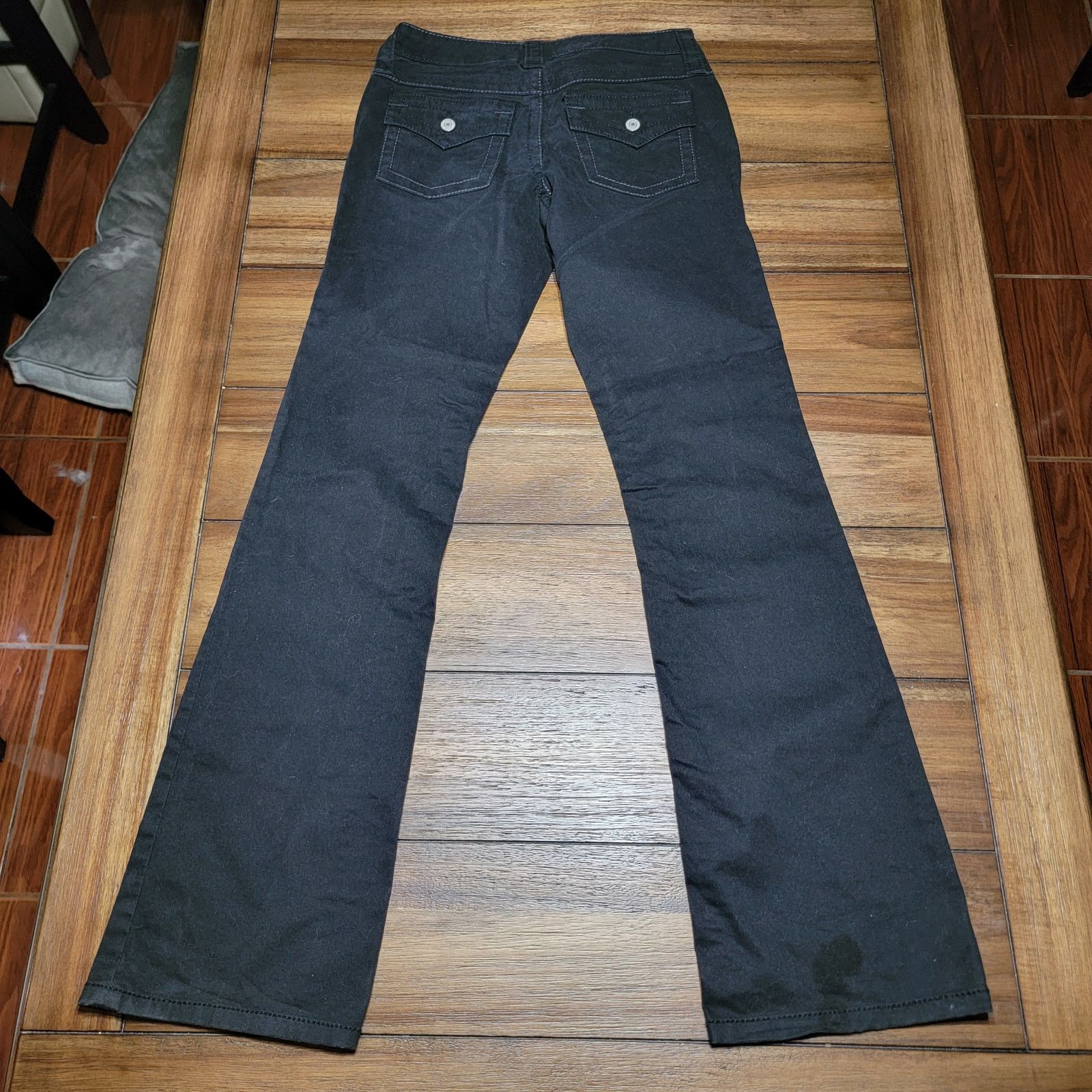 Other London Jean Black Boot-Cut Denim Jeans - Size 0 Size 25" / US 0 / IT 36 - 3 Thumbnail