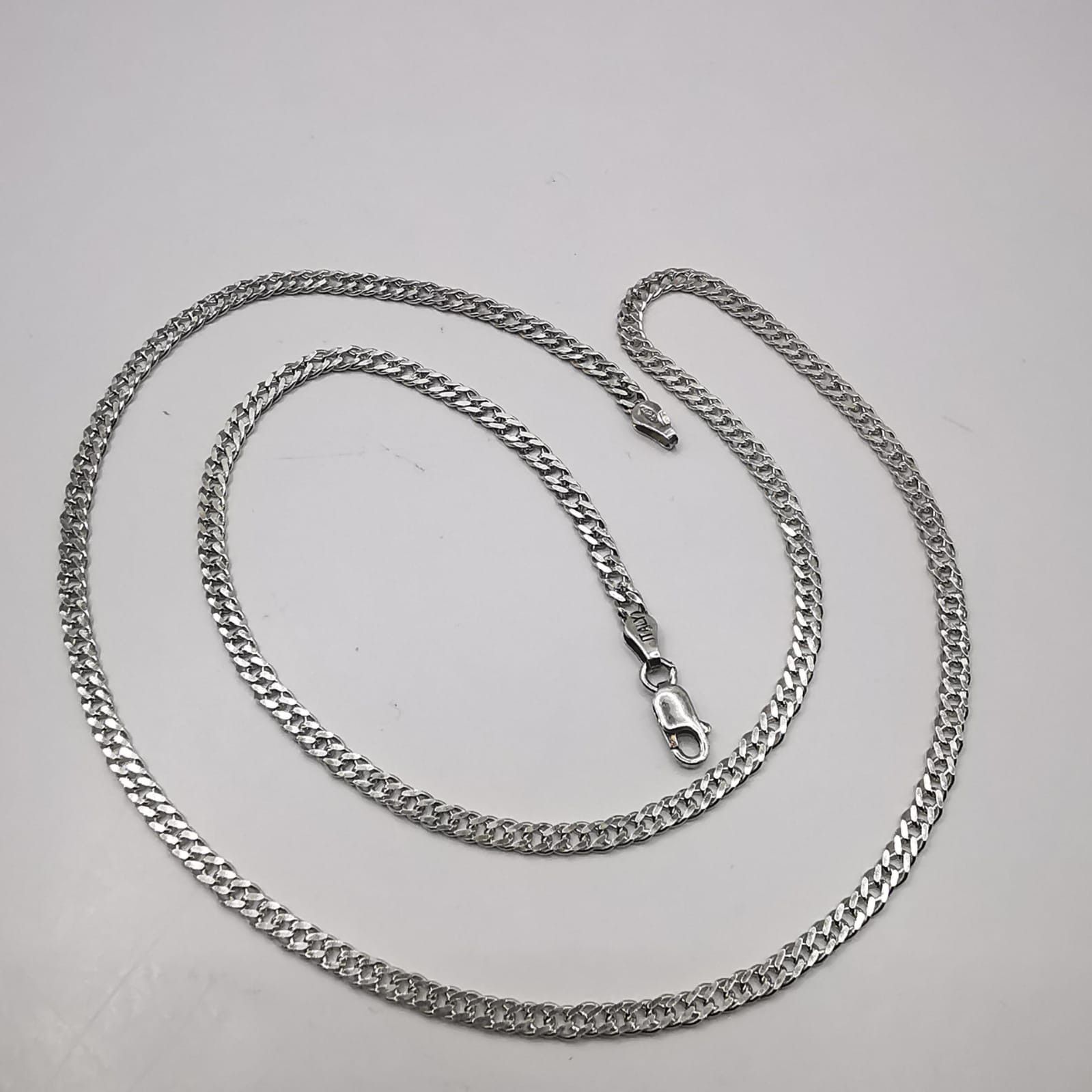 Sterling Silver Vintage Chain,925 Sterling Silver,Signed ,Handmade 14,89g Size ONE SIZE - 1 Thumbnail