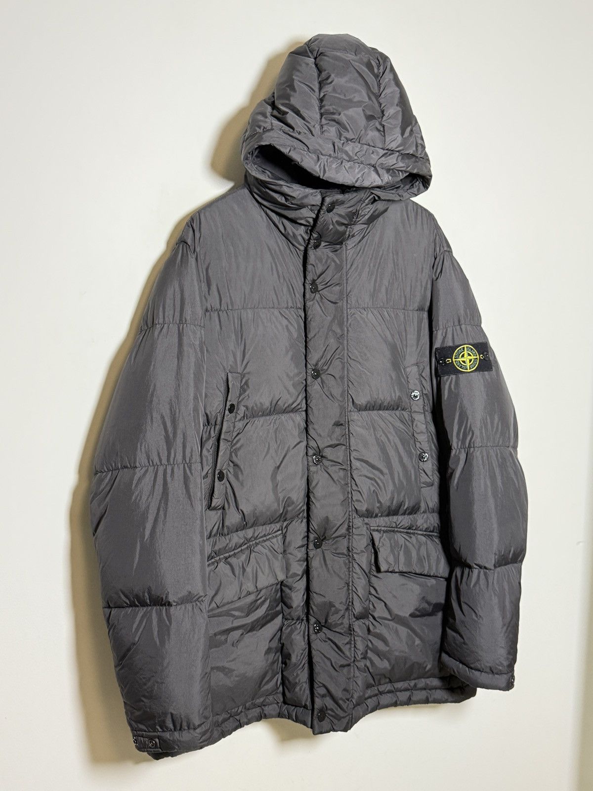 Stone Island Stone Island Crinkle Reps NY down jacket in matte black Size US L / EU 52-54 / 3 - 5 Thumbnail