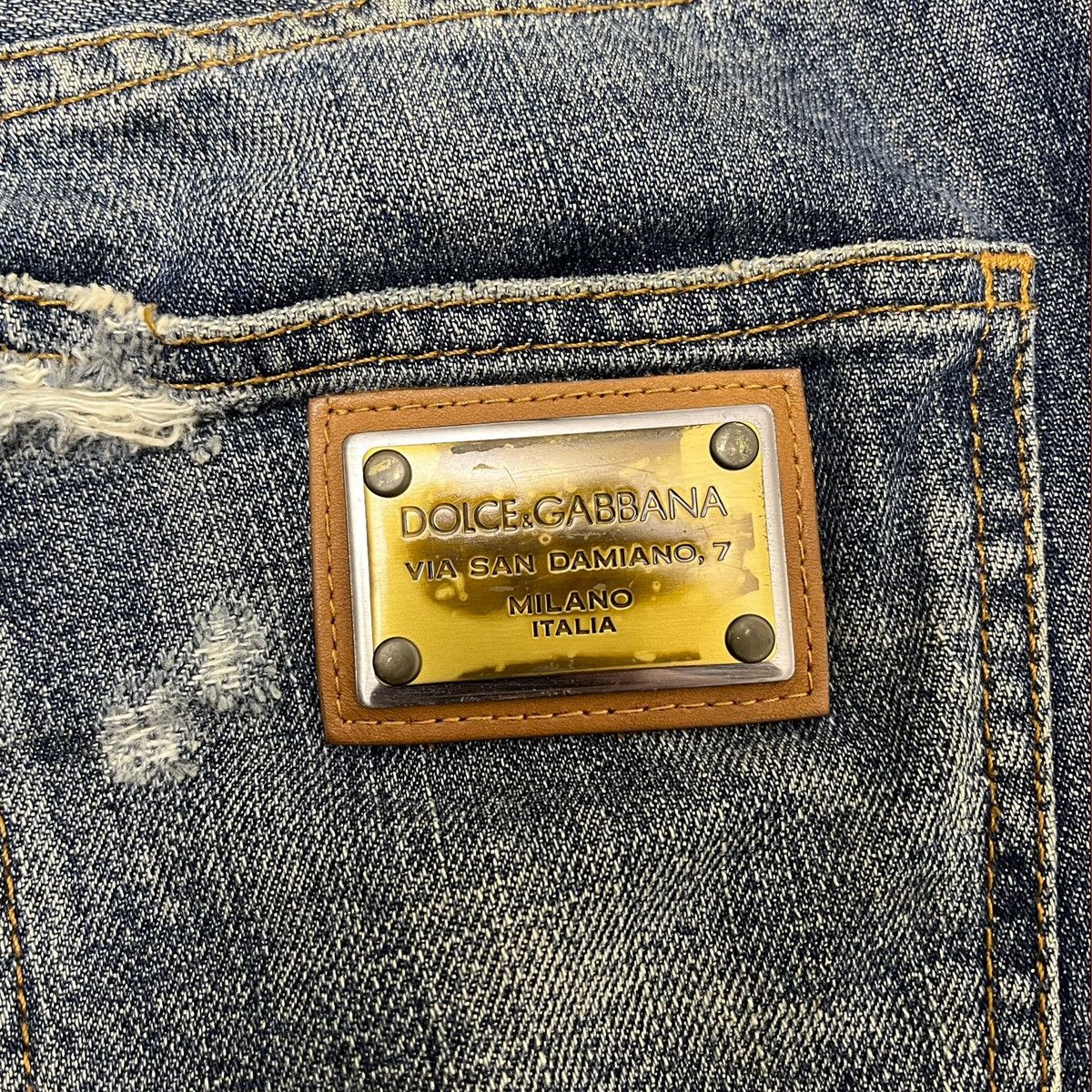 Dolce & Gabbana Dolce&Gabanna 14 gold denim Size US 30 / EU 46 - 3 Thumbnail