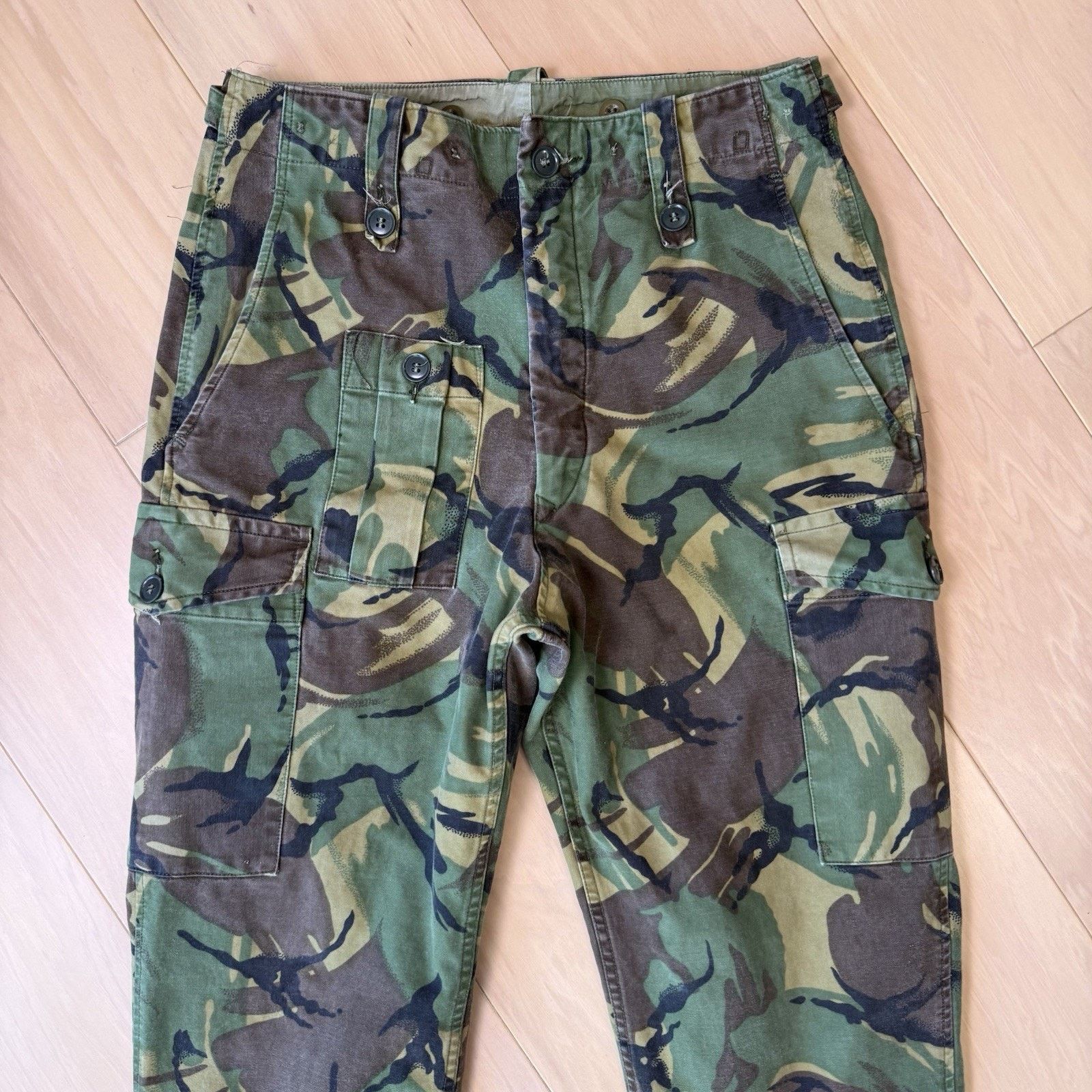 Vintage Vintage British Army Pants 30 Green Camouflage 70s Utility Size US 30 / EU 46 - 3 Thumbnail