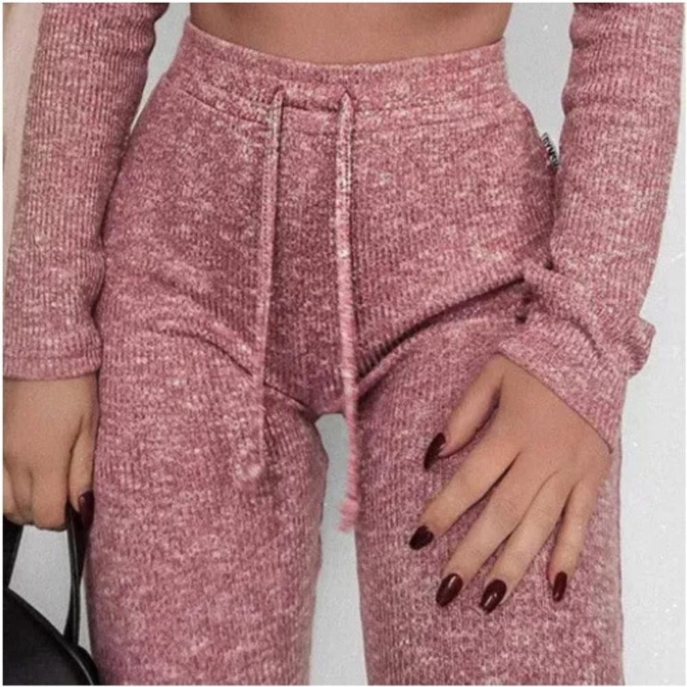 Gymshark GYMSHARK Slounge Jogger Lounge Pants Deep Plum Marl Size XS Size 26" / US 2 / IT 38 - 4 Thumbnail