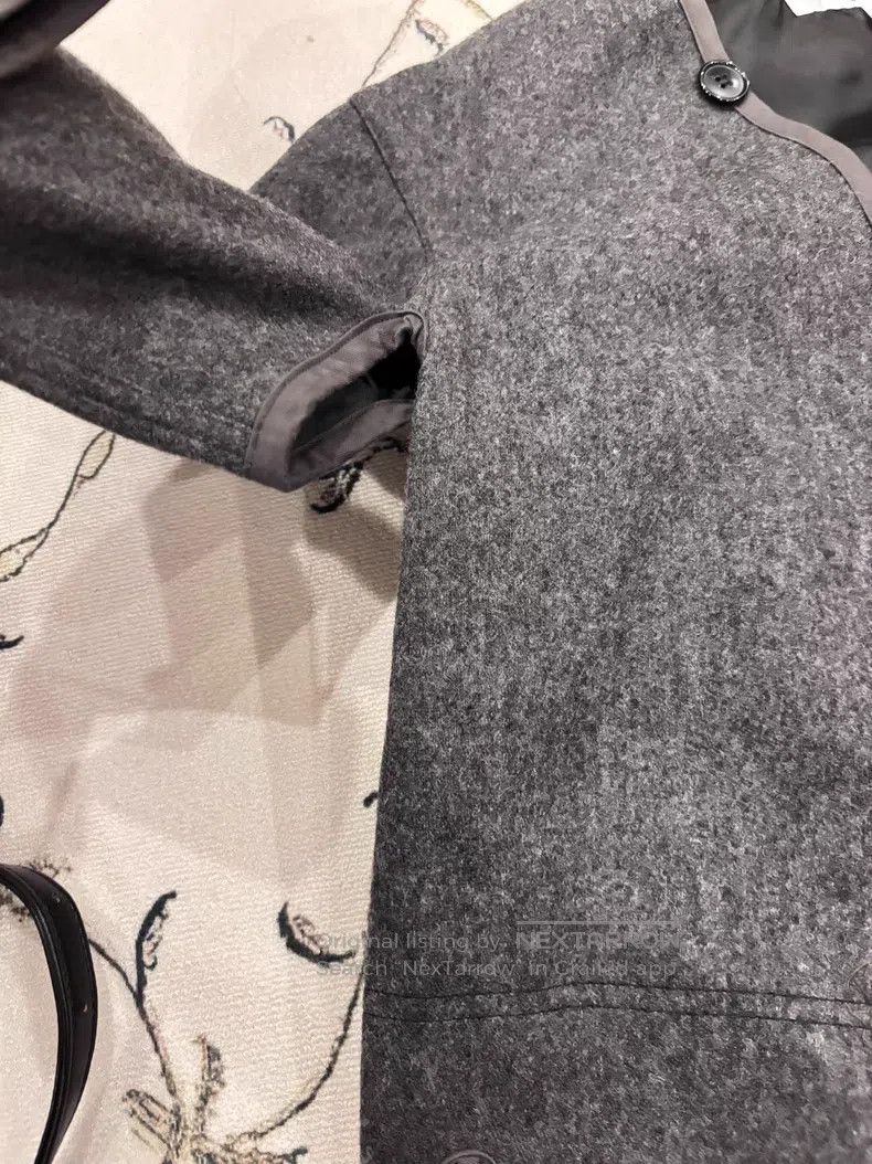 Comme des Garcons Comme Des Garcons Wool Patchwork Coat Size XS / US 0-2 / IT 36-38 - 2 Thumbnail