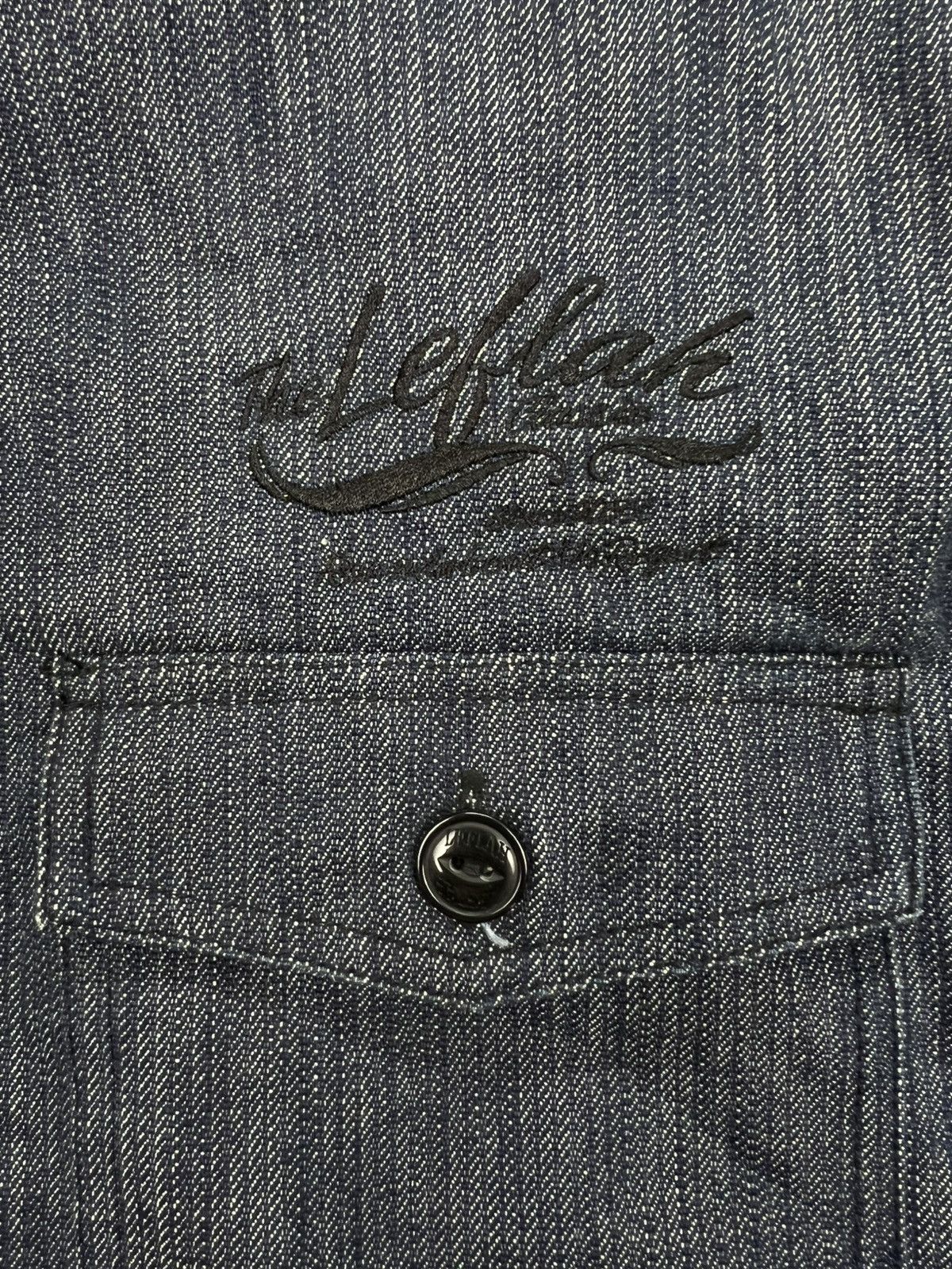 Japanese Brand Leflah Blanket Denim Jacket Size US XL / EU 56 / 4 - 8 Thumbnail