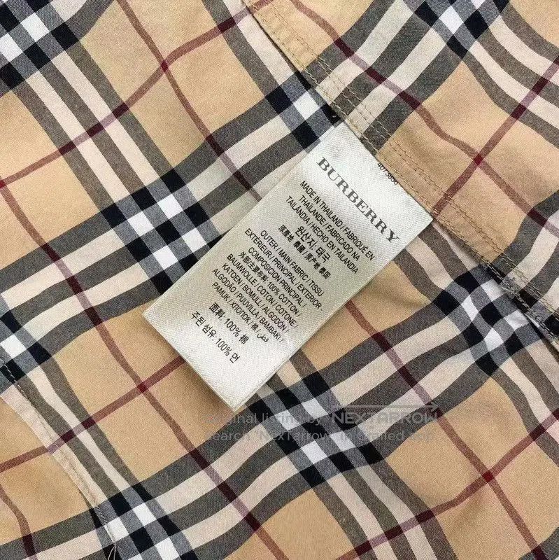 Burberry Burberry Multicolor Cotton Women's Shirt. Size XS / US 0-2 / IT 36-38 - 4 Thumbnail