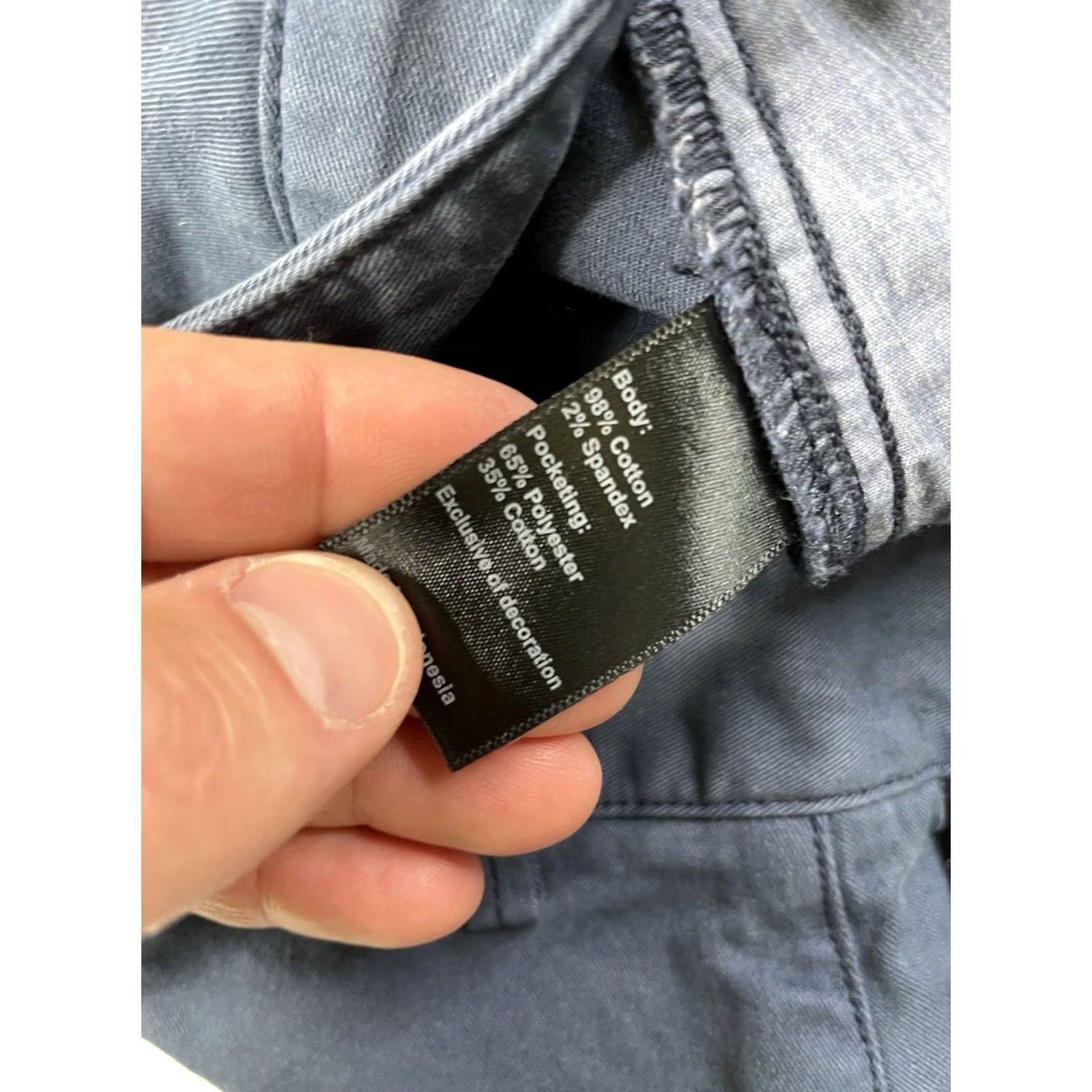 Flint And Tinder Flint and Tinder Shorts Mens 31 Blue Chino Pockets Canvas Casual 8” Size US 31 - 6 Thumbnail