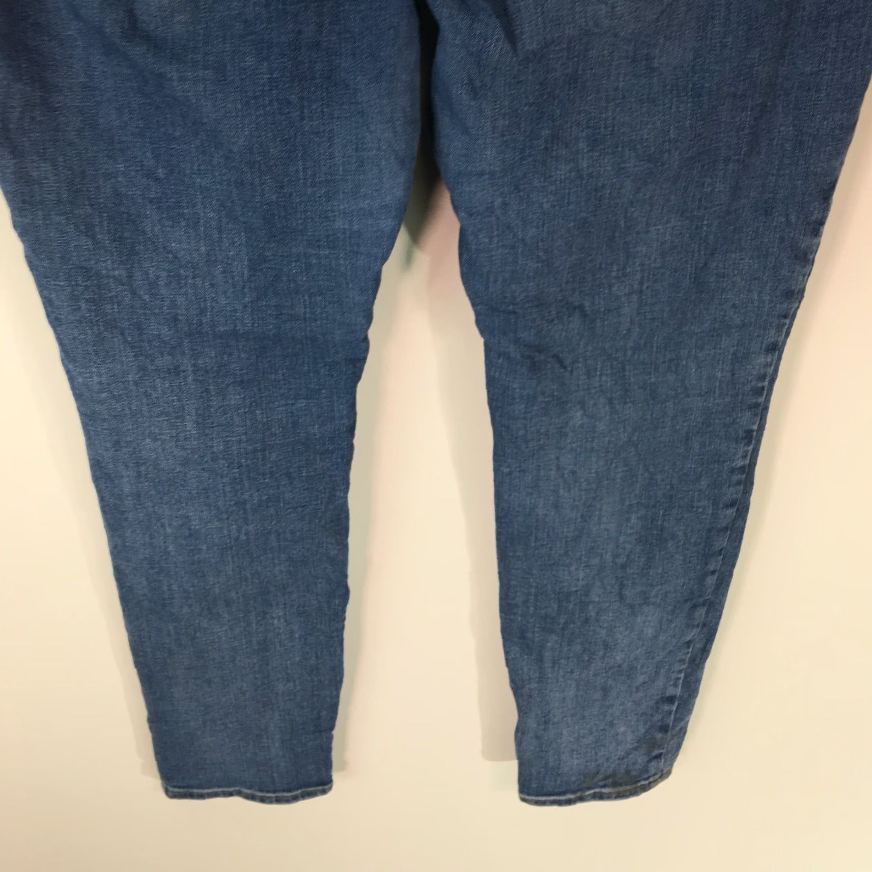 Old Navy Old Navy Rockstar Womens Skinny Mid Rise Blue Denim Jeans Size 16 38X29 Size 38" / US 16 / IT 52 - 4 Thumbnail