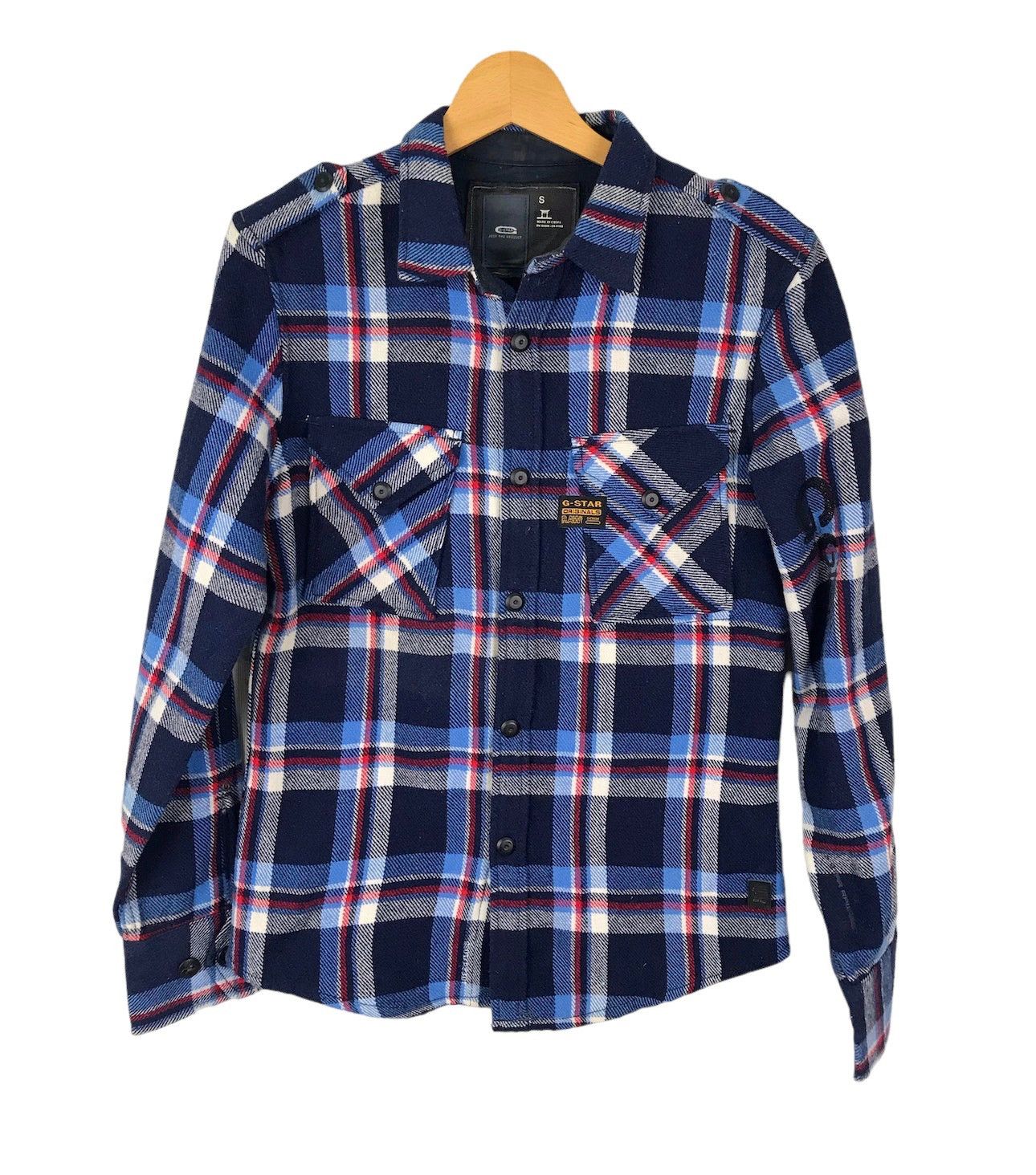 G-Star G-STAR Smith Orlan Checkered Flannel Shirt Y2K streetwear Size US S / EU 44-46 / 1 - 1 Thumbnail