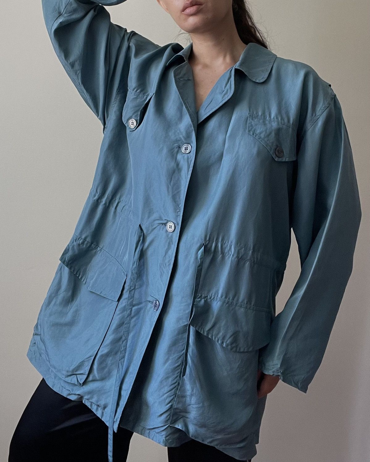 Vintage Vintage Fantastic Girl Silk Jacket Size L / US 10 / IT 46 - 1 Thumbnail