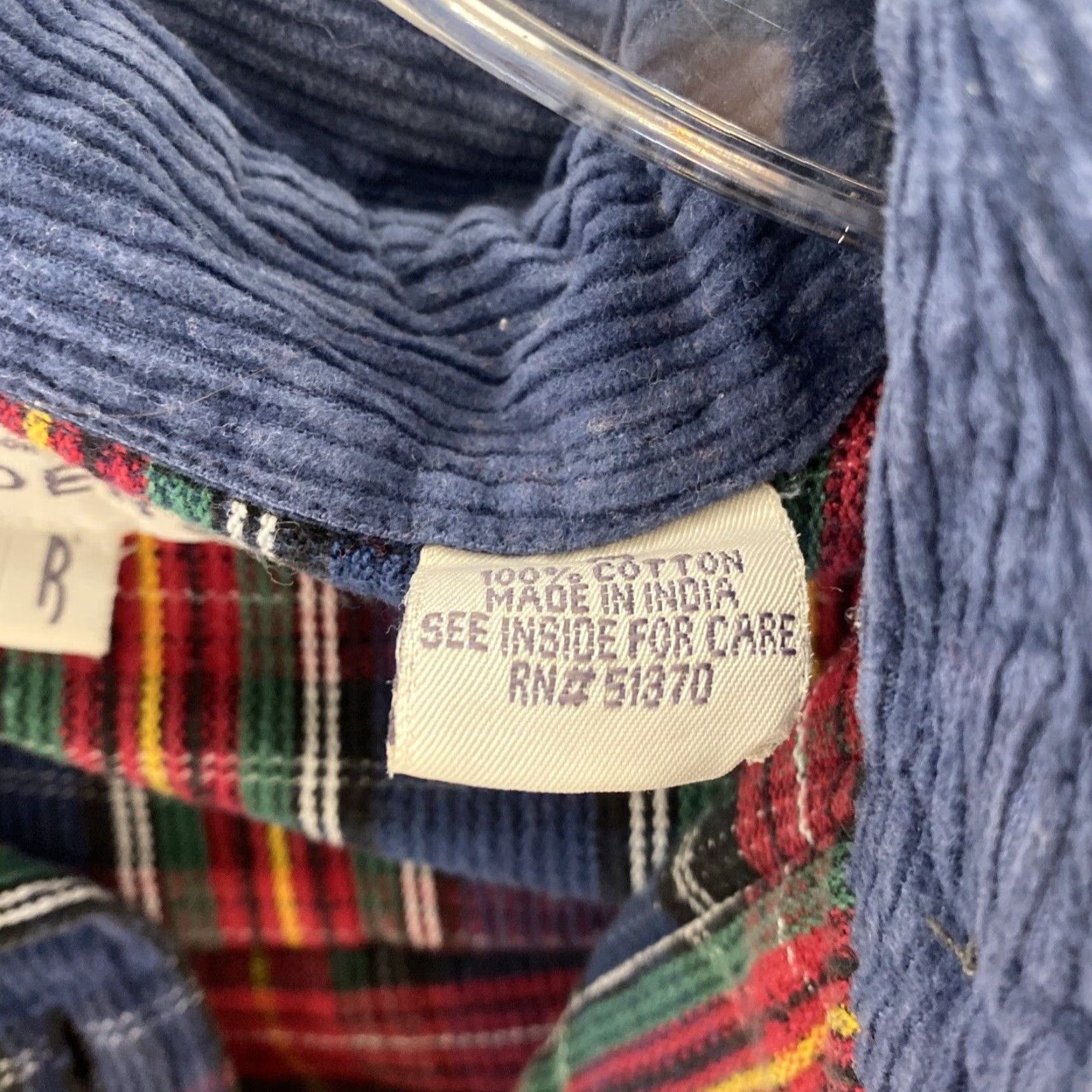 Lee Lee Shirt Womens Small Blue Purple Plaid Western Flannel Long Sleeve Shirt Size S / US 4 / IT 40 - 4 Thumbnail