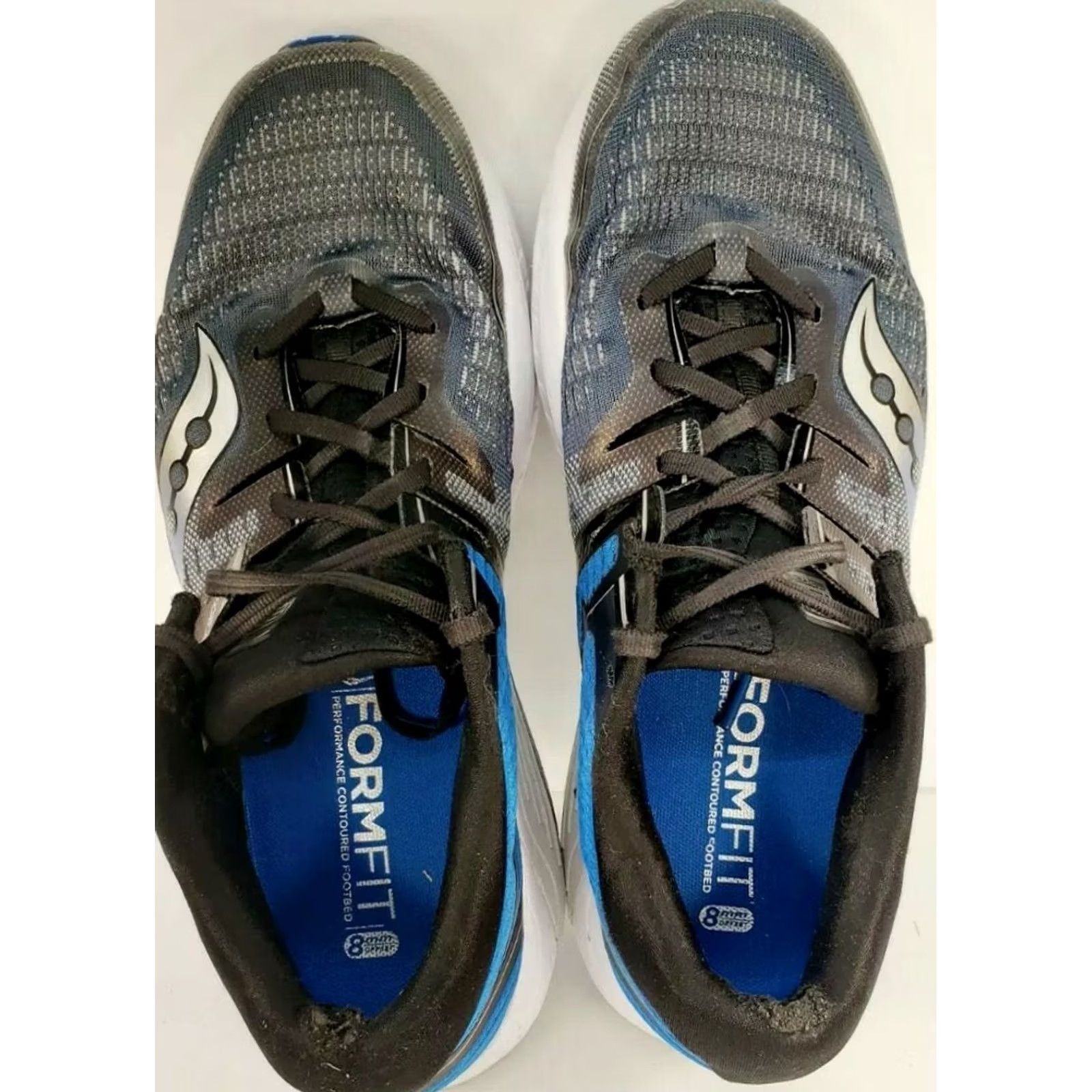 Saucony Saucony Men's Guide ISO 2 Running Shoes Grey Blue Lace Up Low Top 11M Size US L / EU 52-54 / 3 - 7 Thumbnail