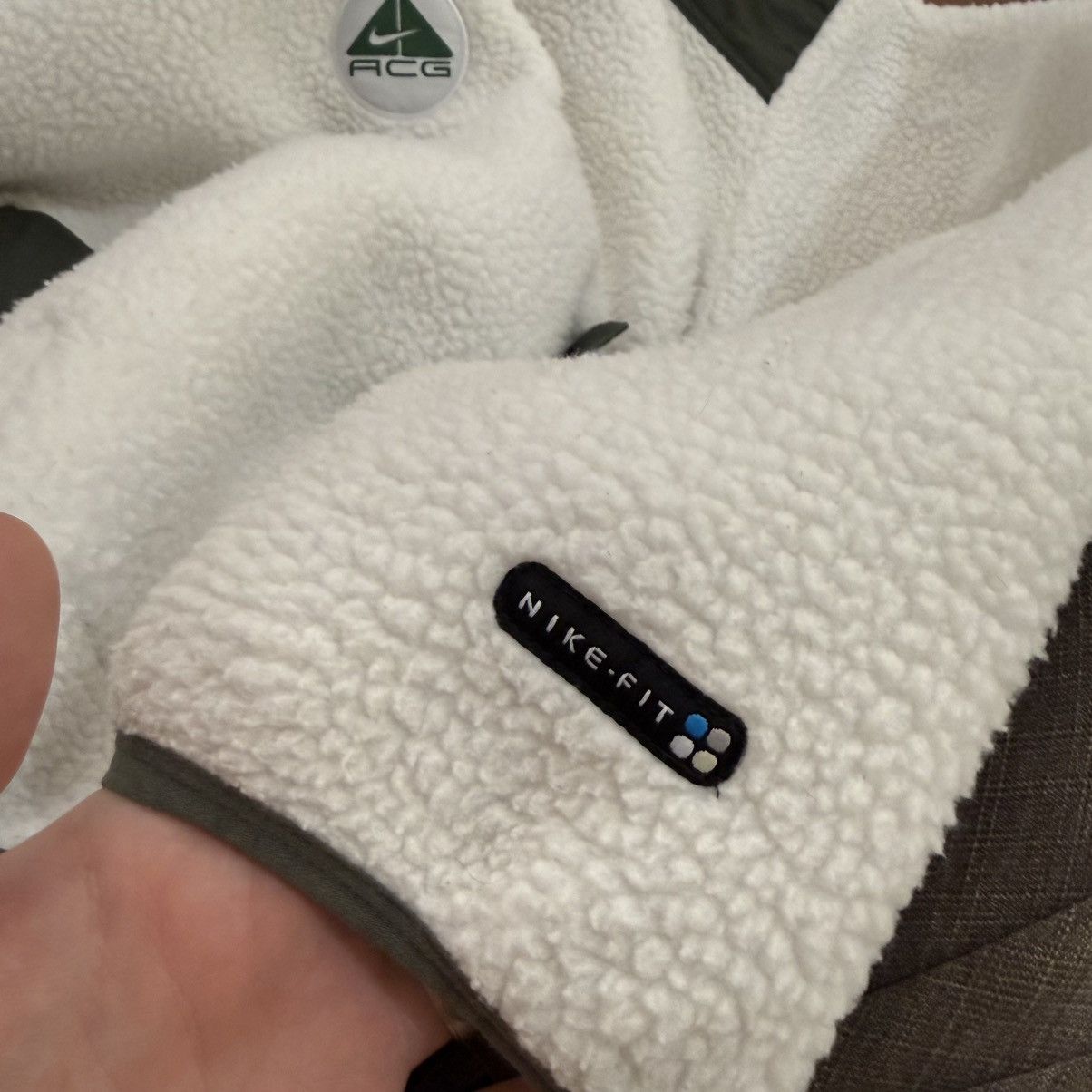 Nike Nike ACG White Ninja Pullover Green Hooded Fleece Jacket Size US L / EU 52-54 / 3 - 4 Thumbnail
