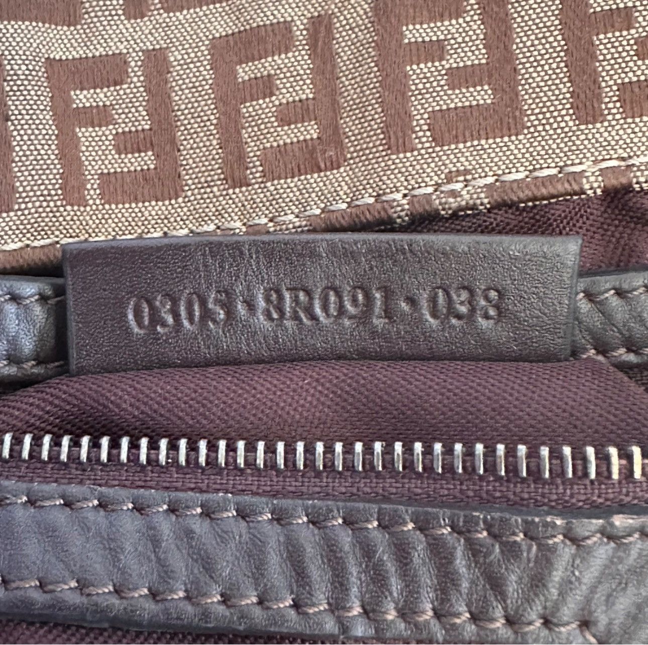 Fendi Fendi Mama Baguette in Zucca canvas Size ONE SIZE - 3 Thumbnail